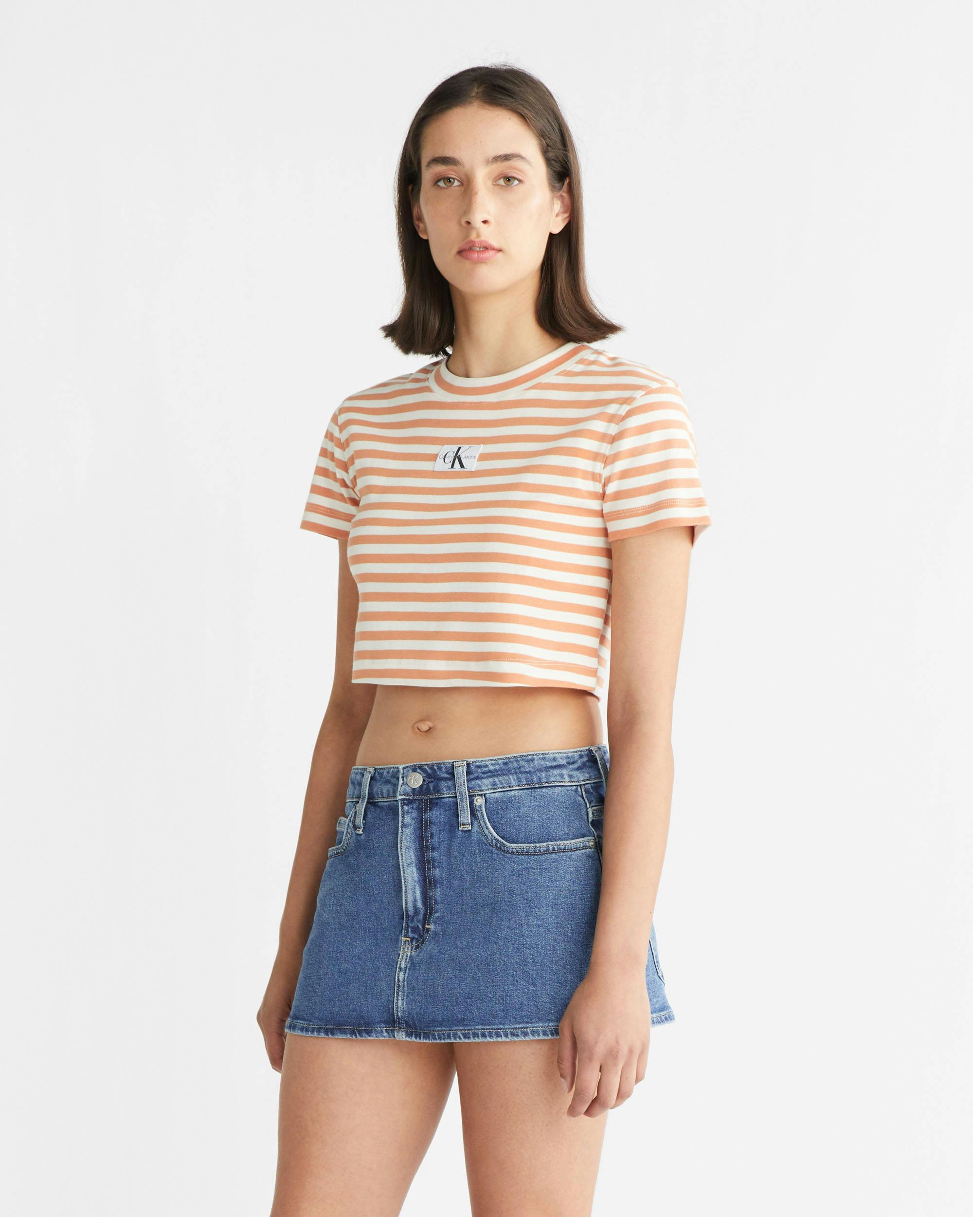 ☆ジェニー着用☆ ★Baby Fit Crop Short Sleeve T★ ☆ジェニー着用☆Calvin Klein☆Baby Fit Crop Short Sleeve T