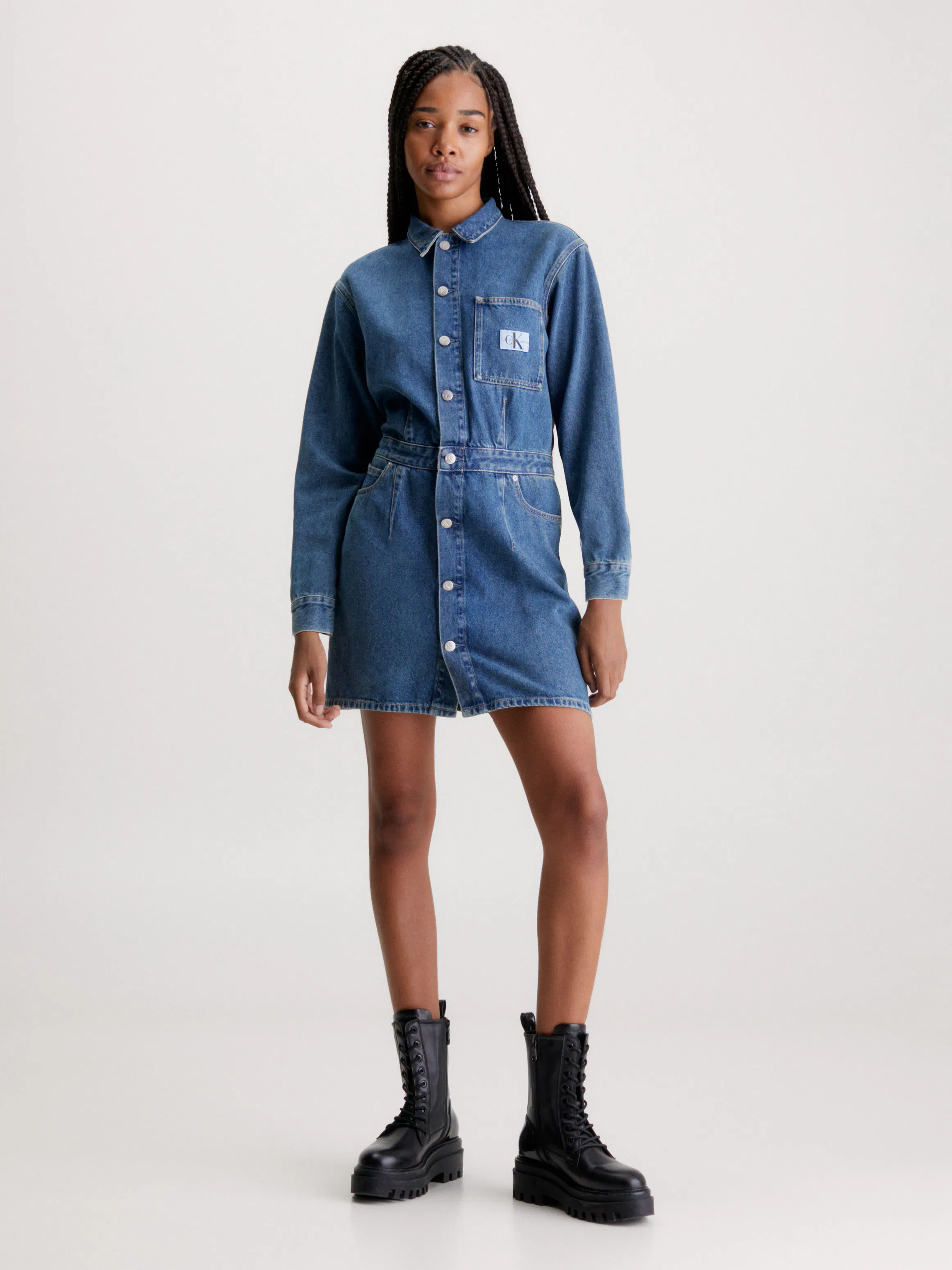 Denim Shirt Dress | Calvin Klein Denim Shirt Dress | Calvin Klein