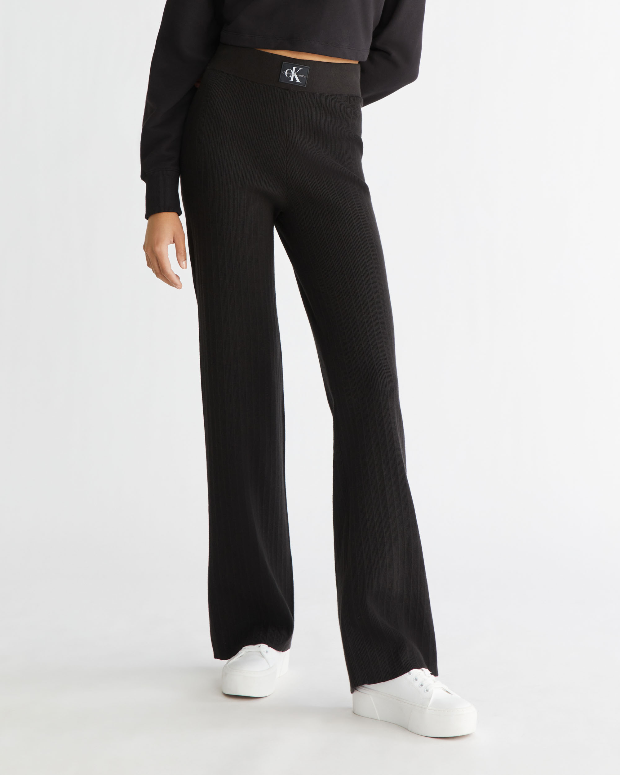 Ribbed Knit Pants Calvin Klein