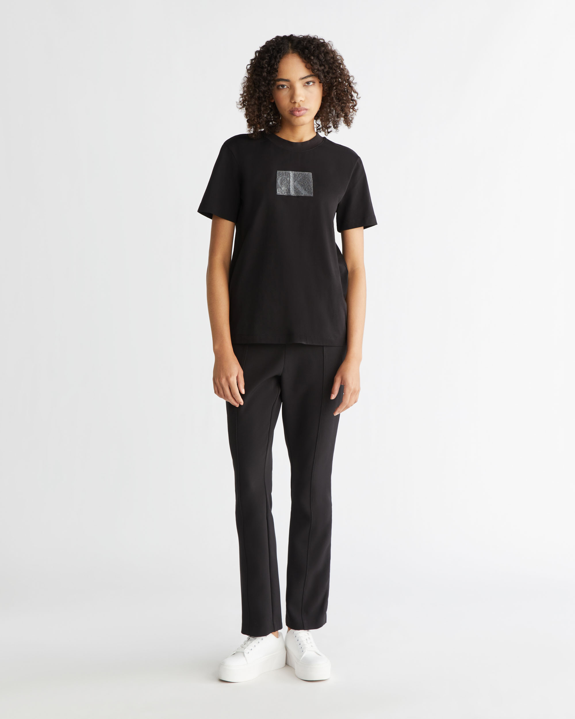 Tシャツ・カットソー Ombre Sequin Logo T-Shirt Valentino Ombre Sequin Logo T-Shirt - Runway Catalog