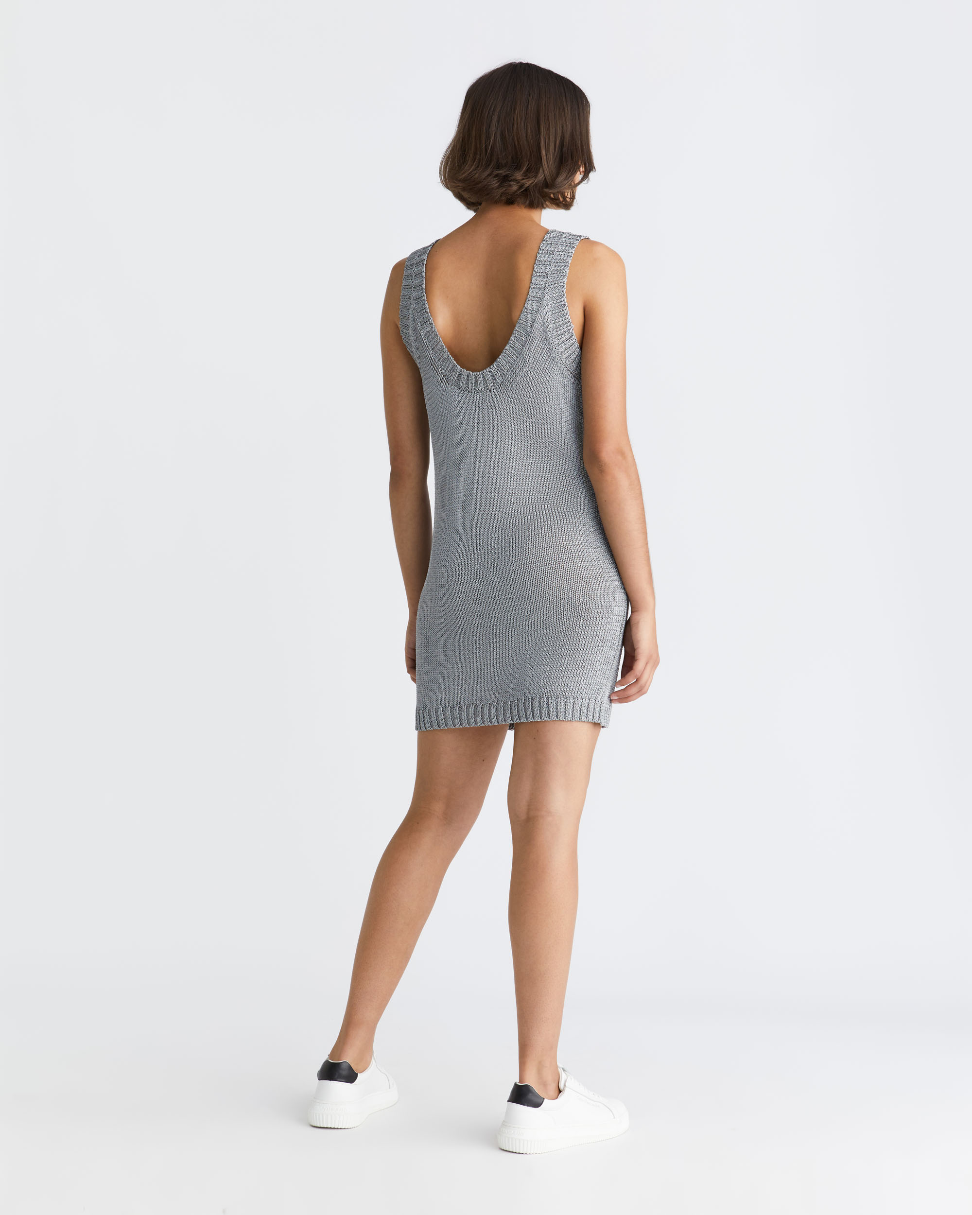 Metallic tank dress hotsell