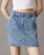 Denim Utility Mini Skirt