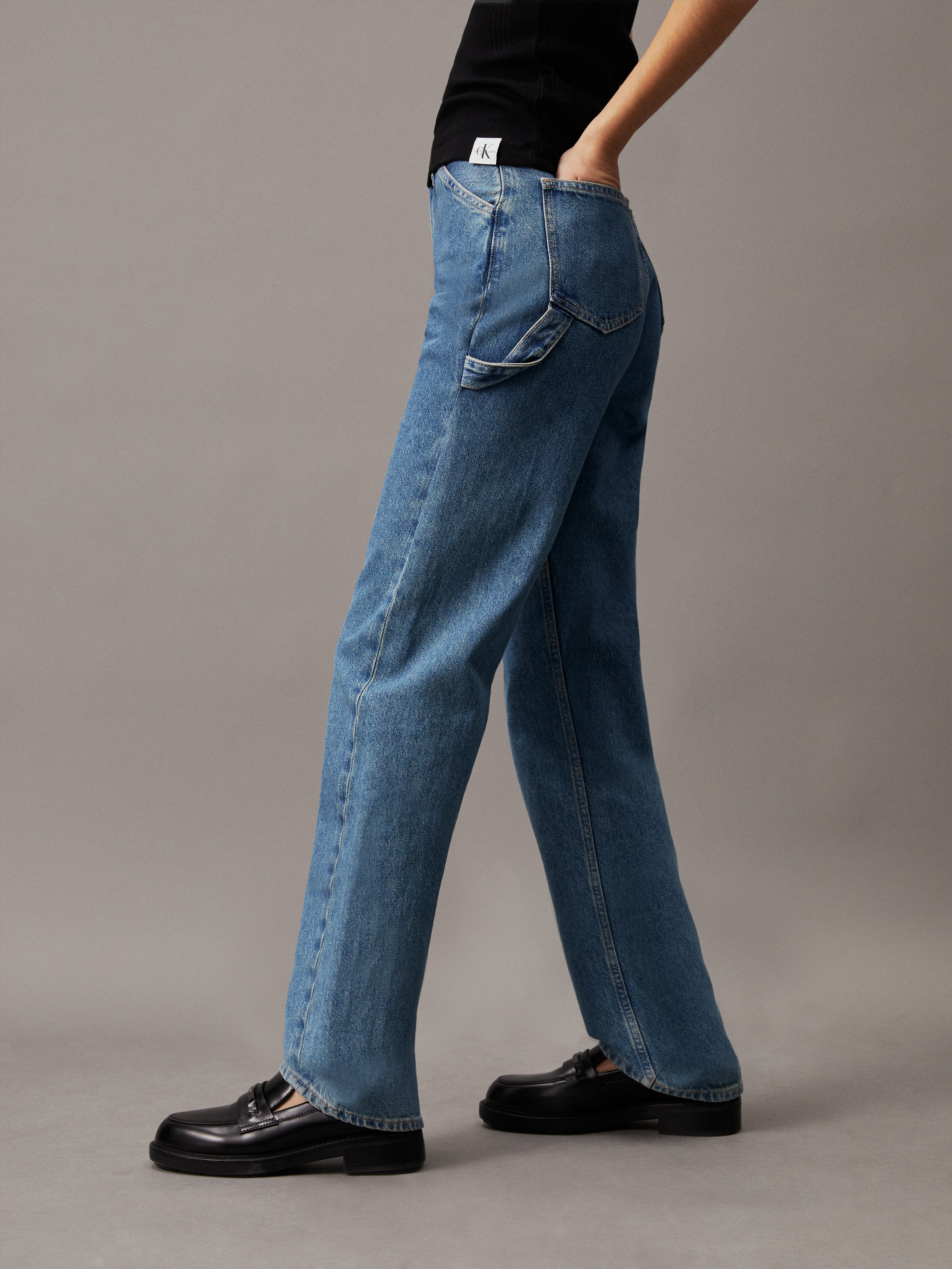 ジェニー着用☆ ☆Modern Cotton High Leg Tang.a Tilda High Rise Slim Straight Leg Jeans – Kancan USA