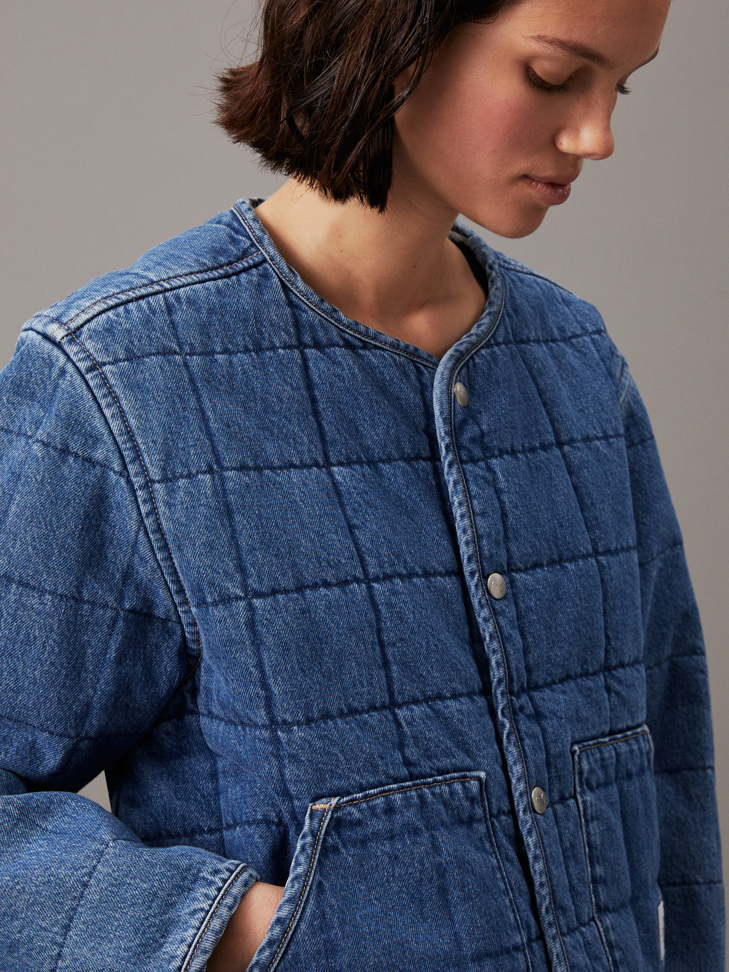 Quilted Denim Jacket | Calvin Klein
