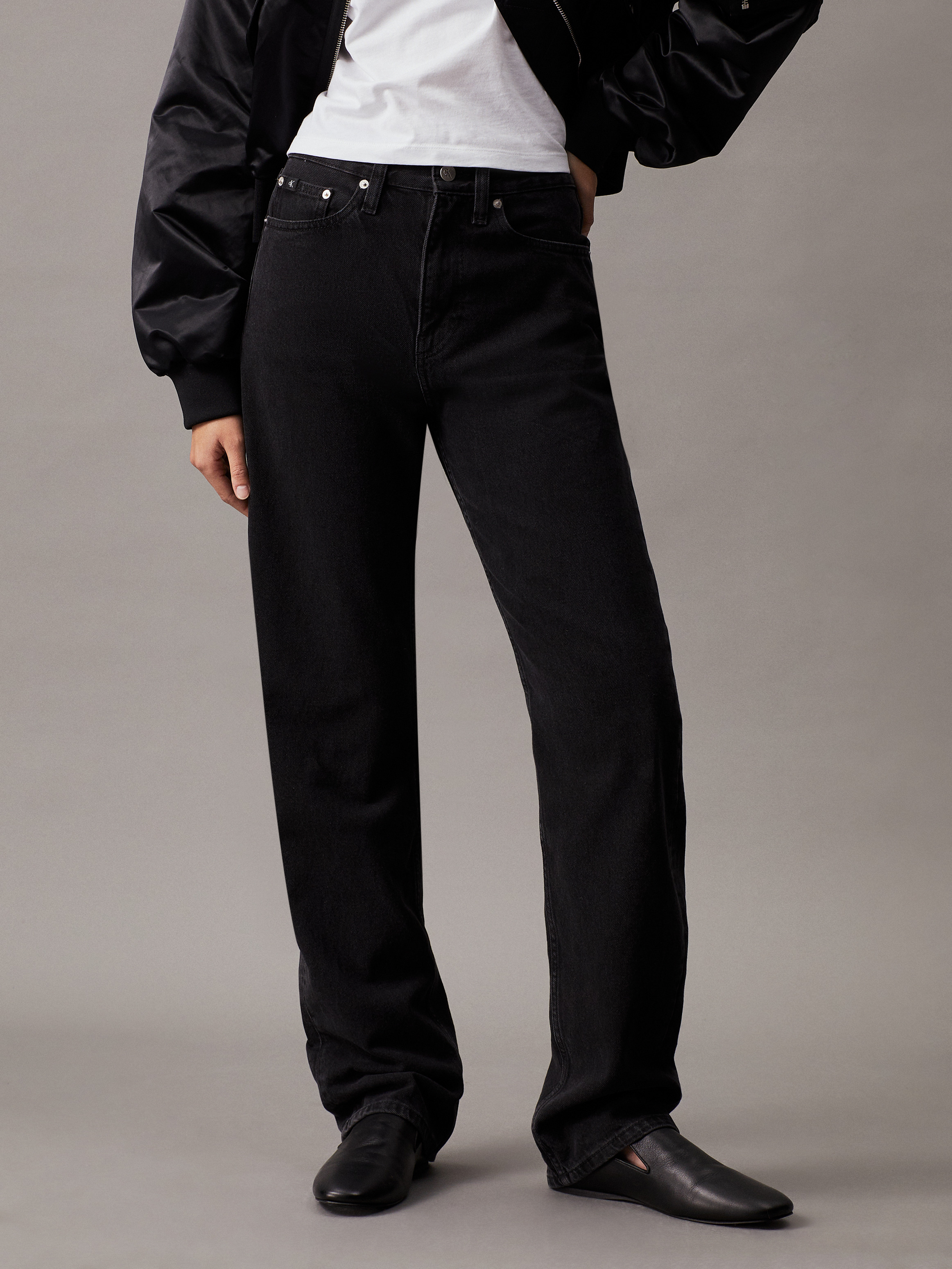 High Rise Straight Jeans | Calvin Klein