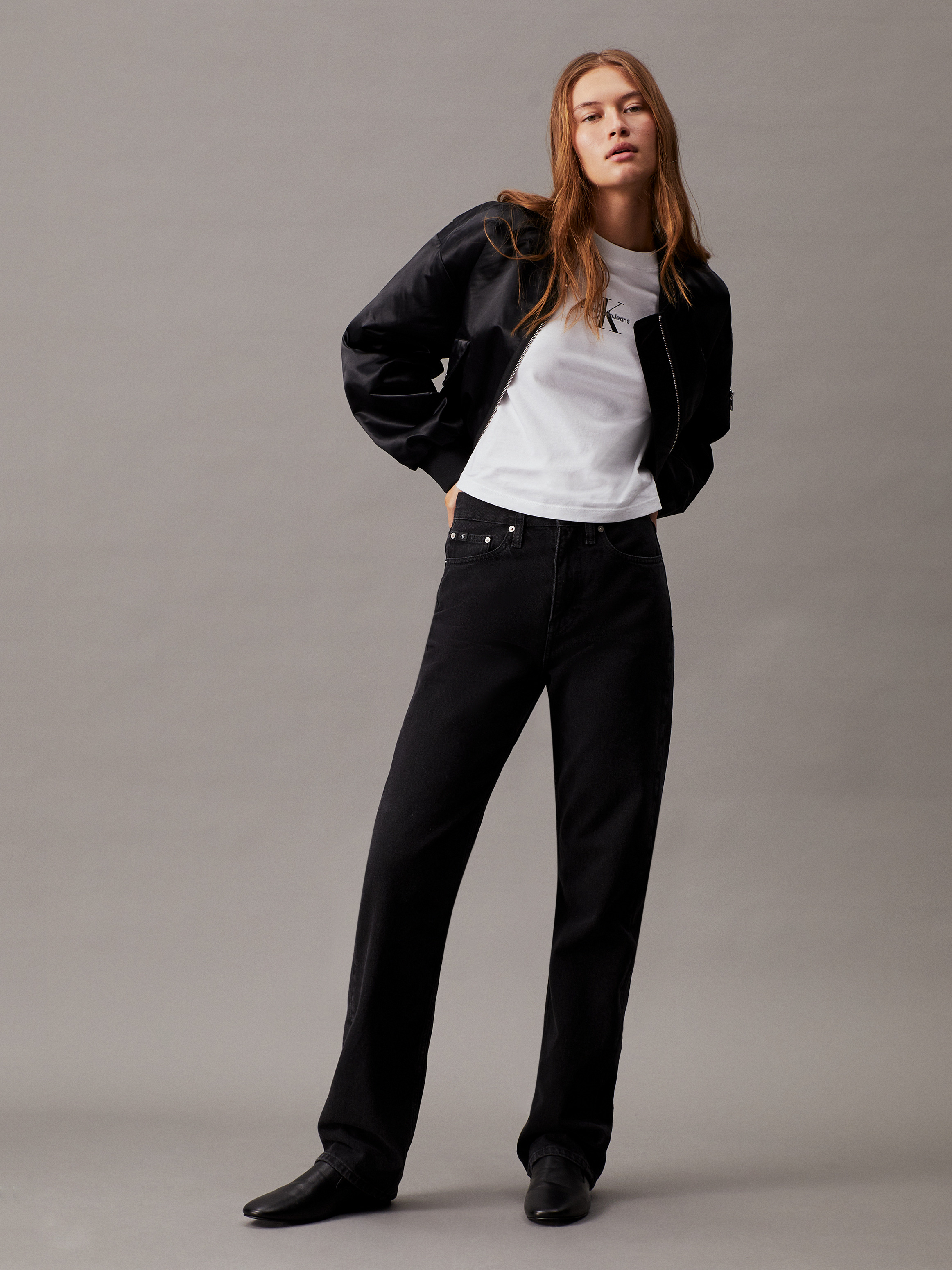 High Rise Straight Jeans | Calvin Klein