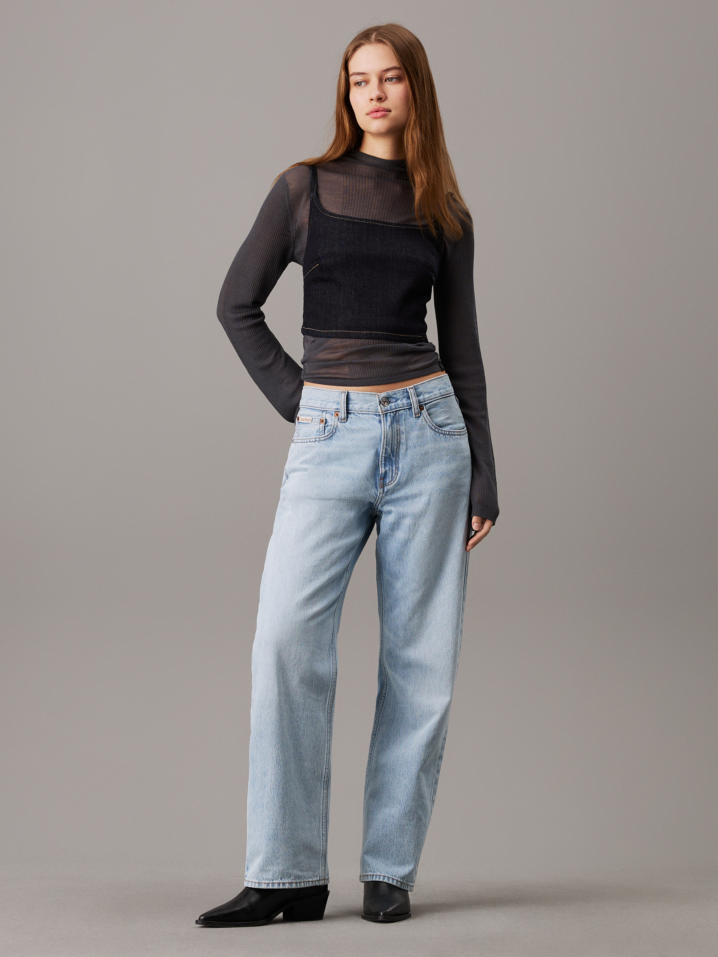 ☆韓国の人気☆【GRAILZ】☆GR MESH KNIT LONG SLEEVE☆ SHOP - WOMEN - GRAILZ