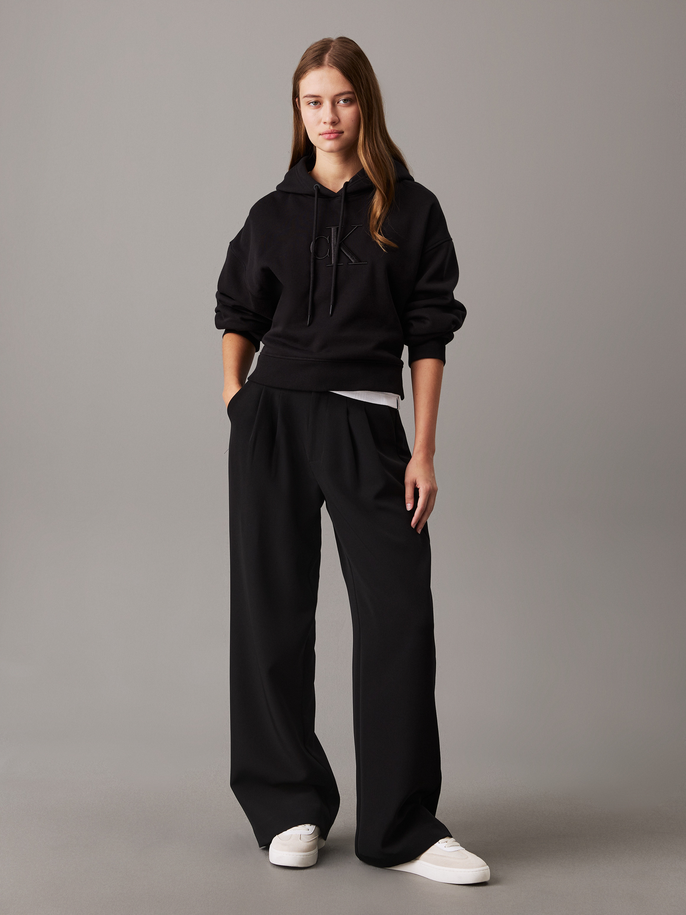 Relaxed Monogram Hoodie | Calvin Klein