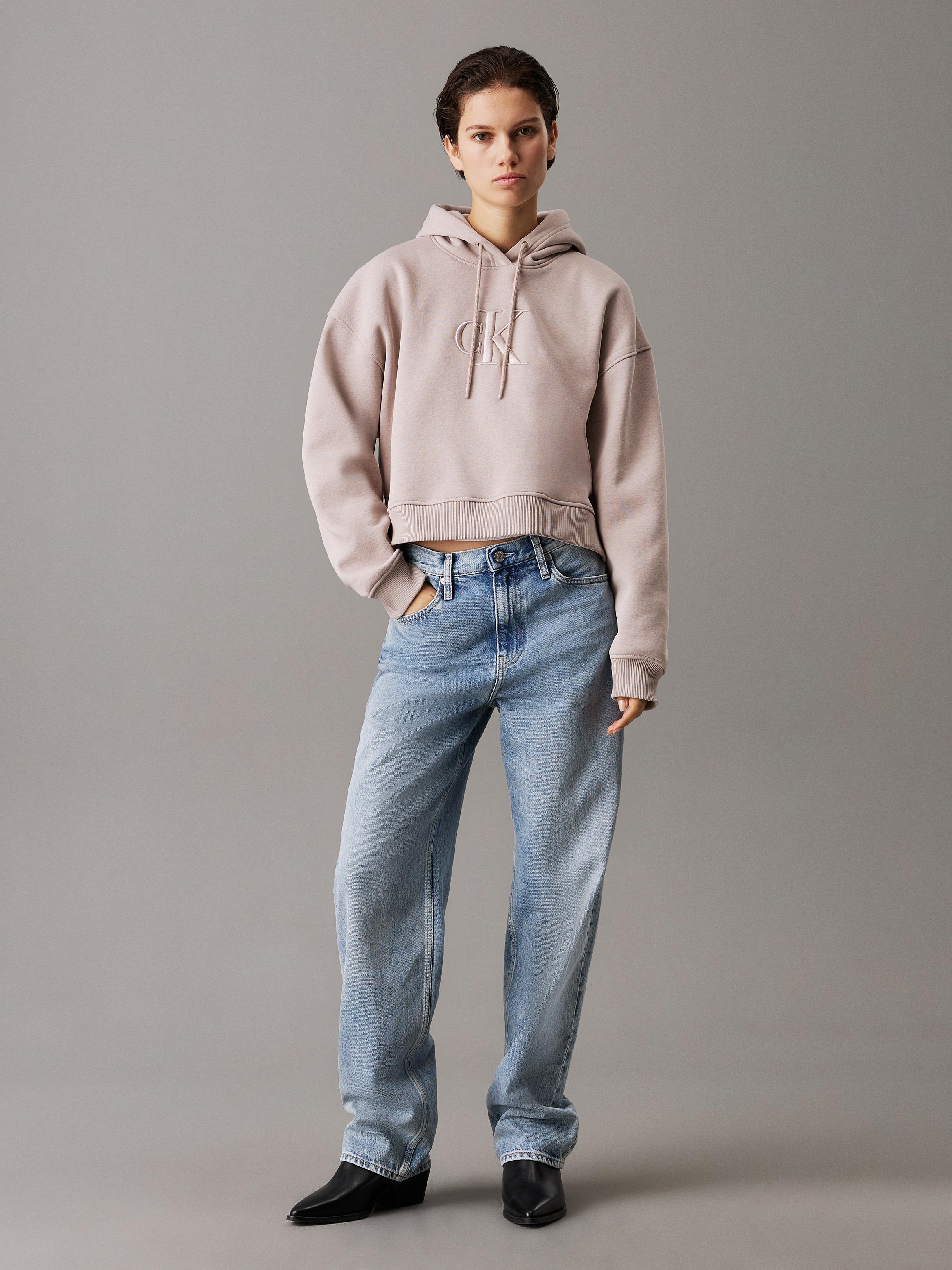 Relaxed Monogram Hoodie | Calvin Klein