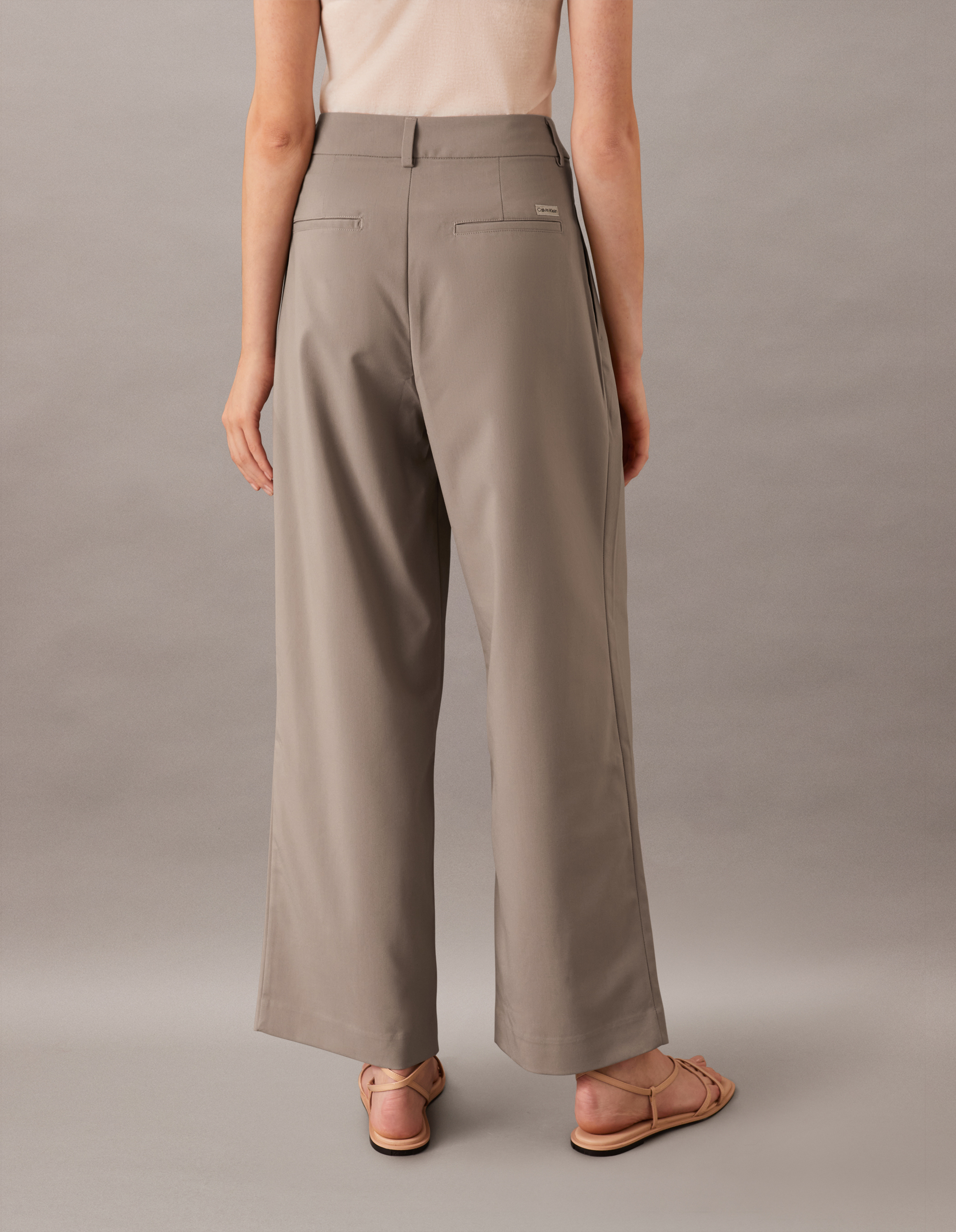 Tailored Wide Leg Pants | Calvin Klein