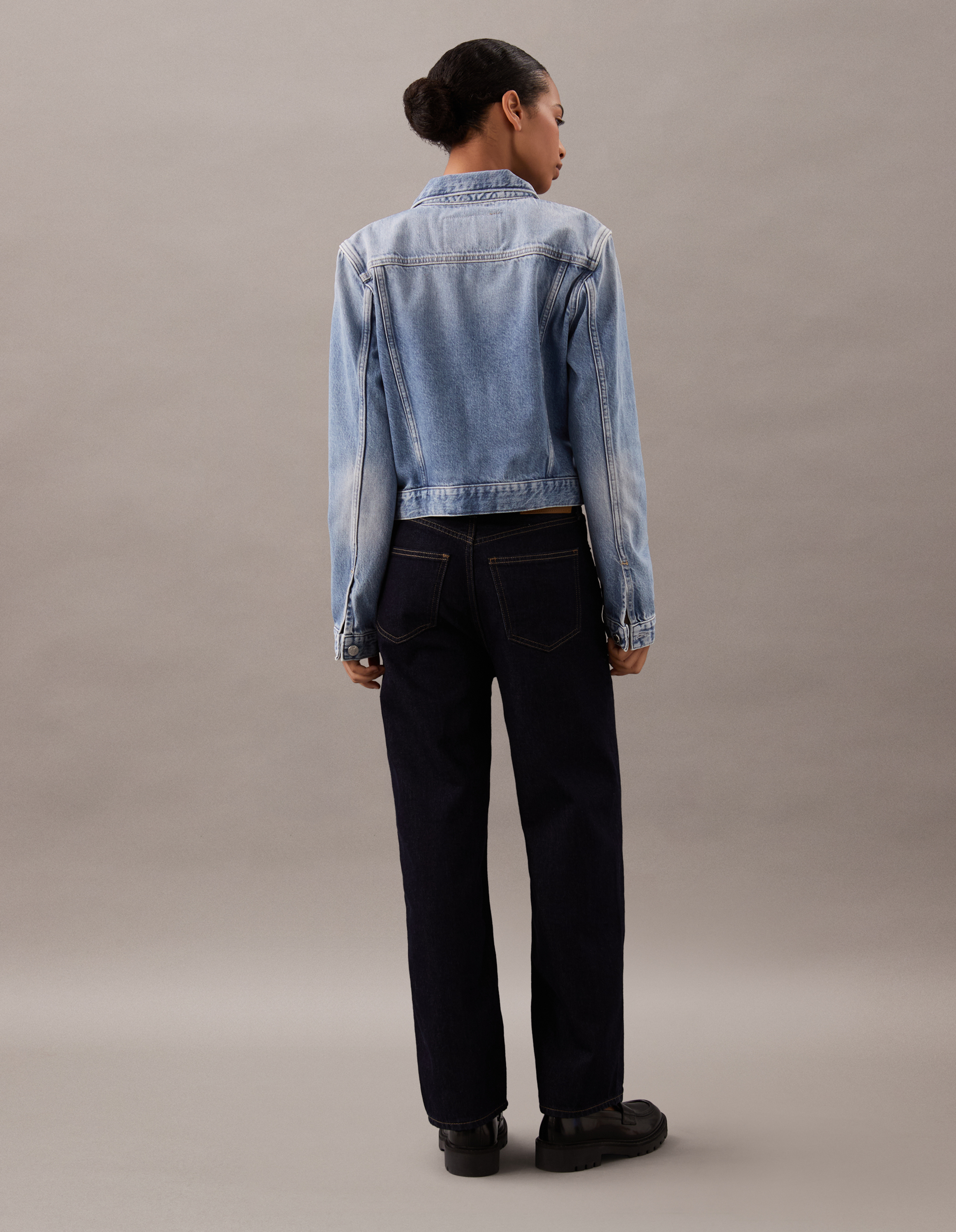 Cropped 90s Denim Jacket | Calvin Klein