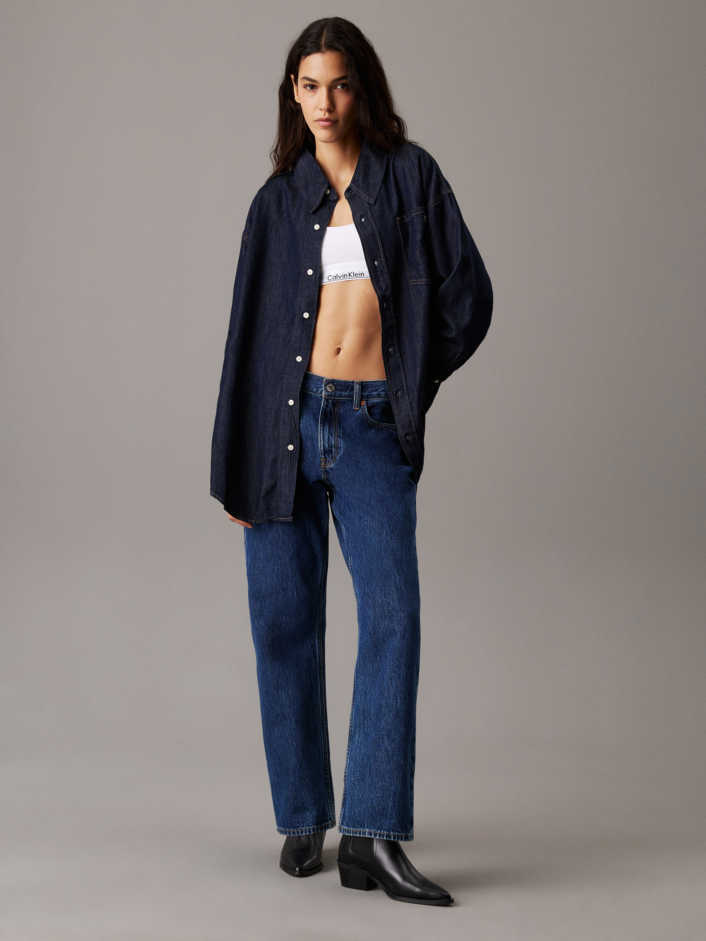 TSF Oversized Denim Jacket – The Shop Forward