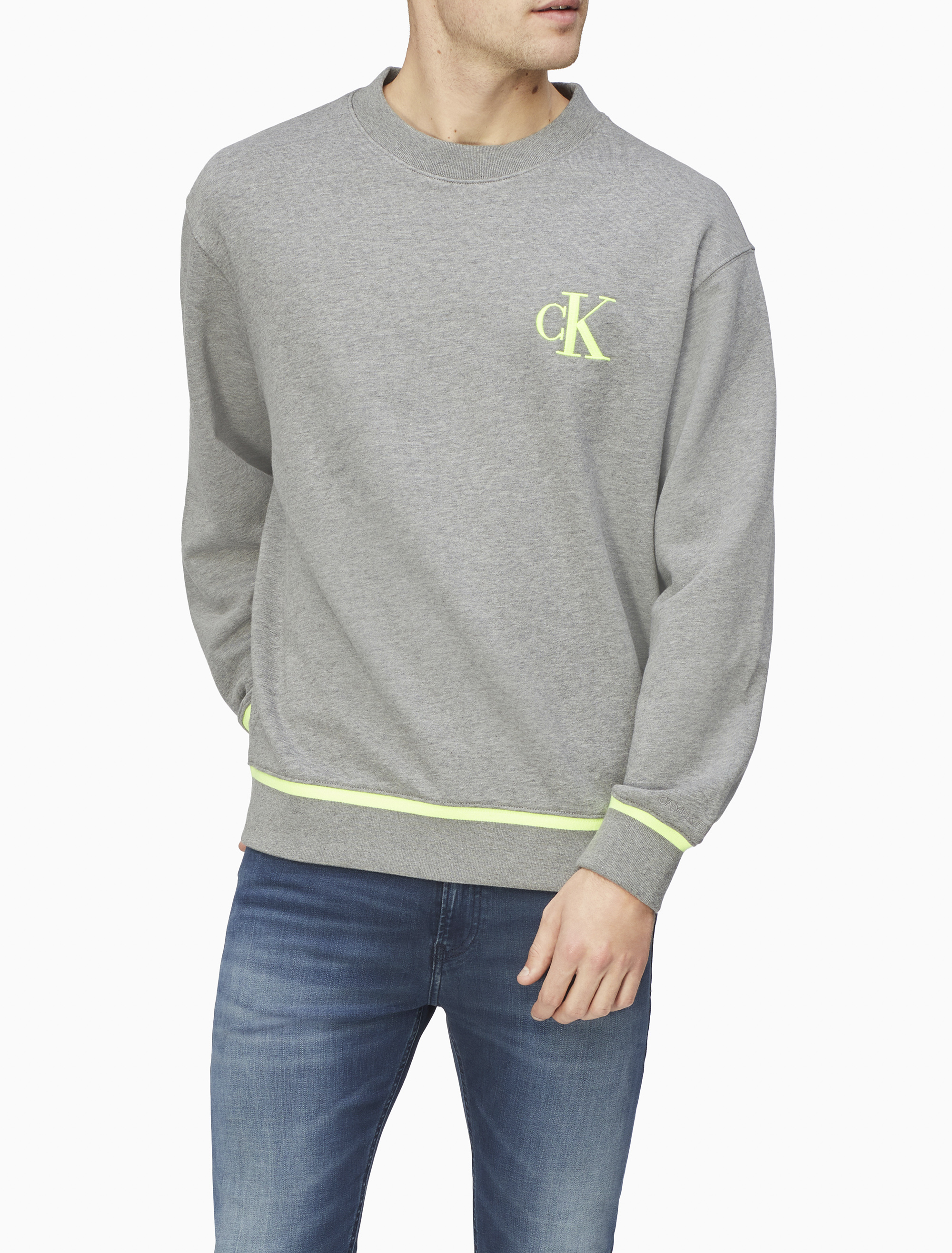 Contrast Edge Sweatshirt | Sweatshirts | Calvin Klein