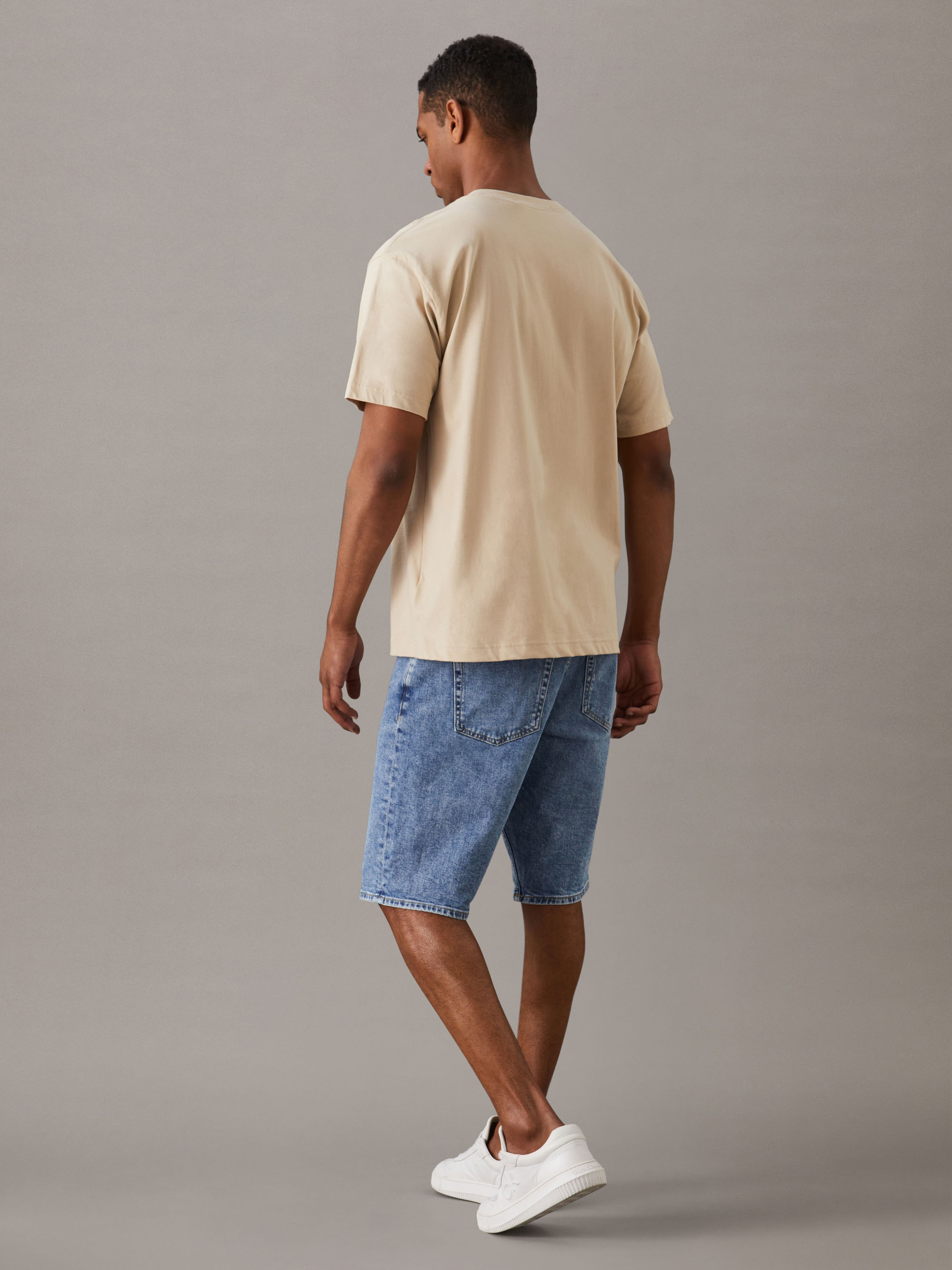 mid waist denim shorts