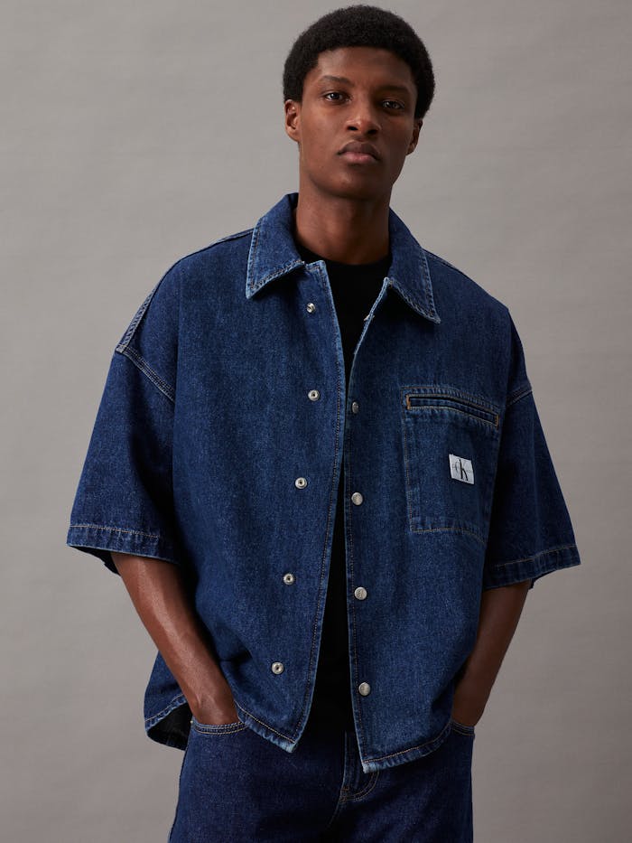 Denim Short Sleeve Shirt | Calvin Klein