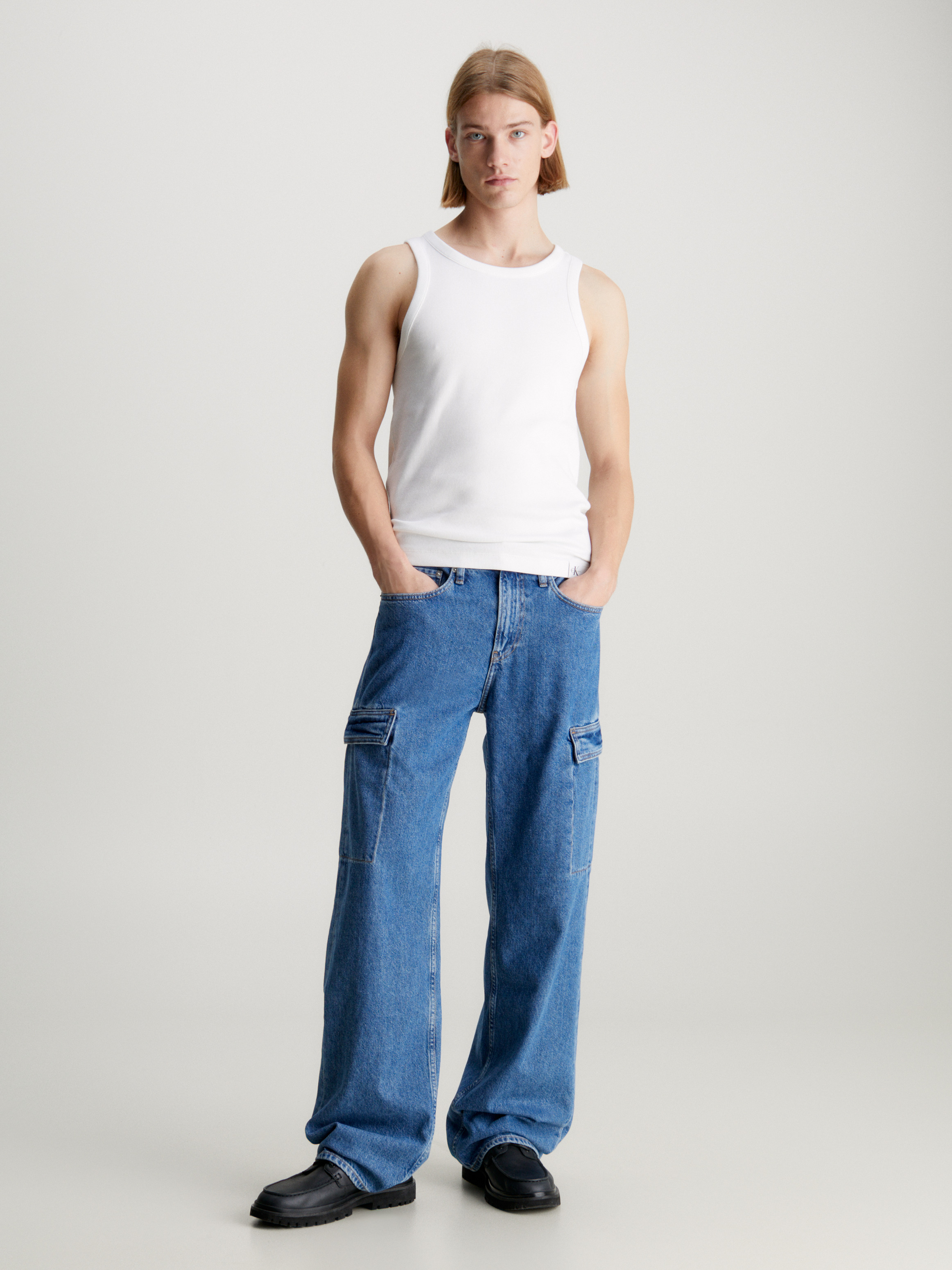 90s Loose Cargo Jeans | Calvin Klein