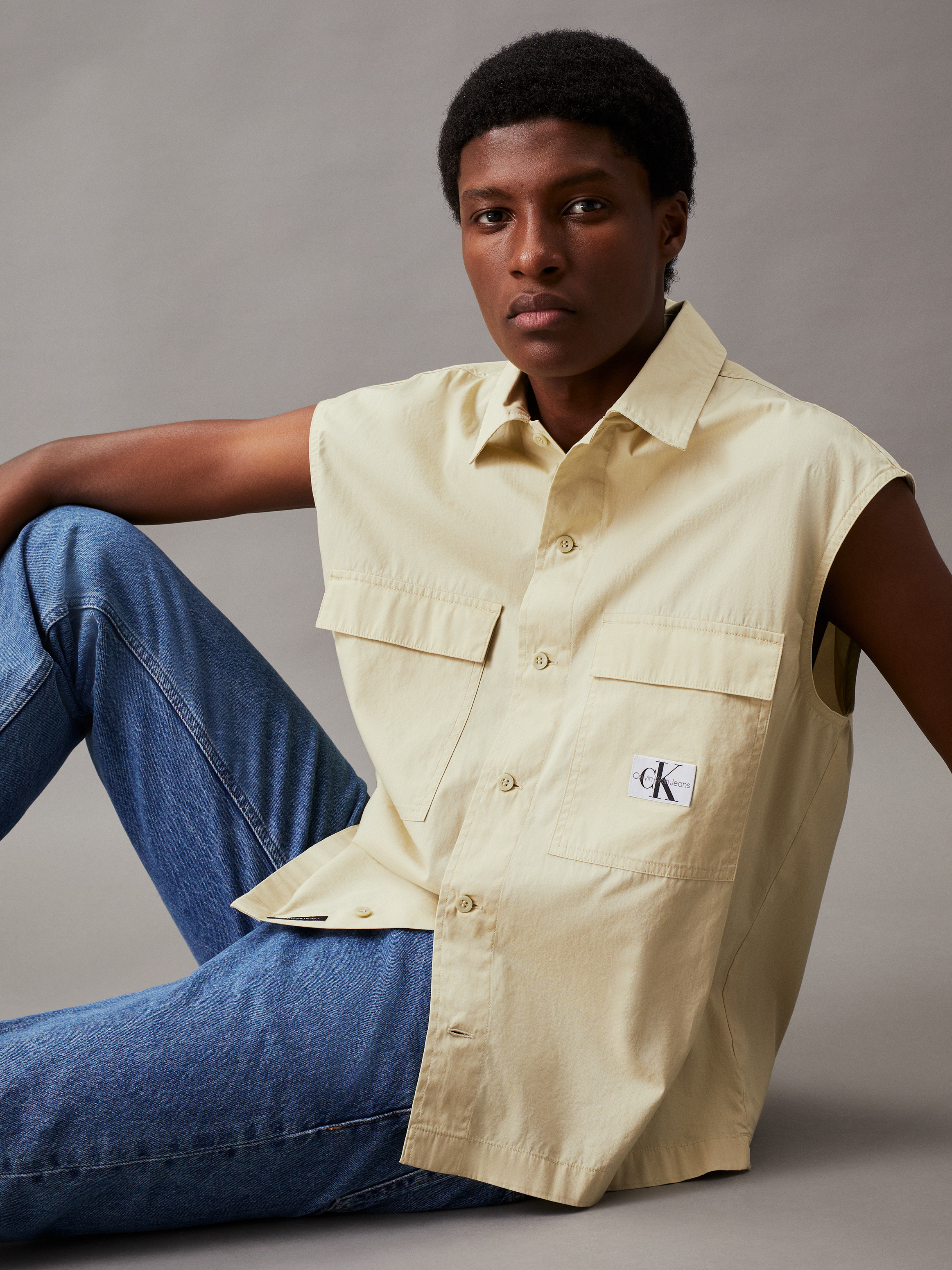 CALEE NO POCKET SMOOTH S/S SHIRT M〜L相当 CPO Shirt Jacket in Charcoal Wool – Quaker Marine Supply Co.