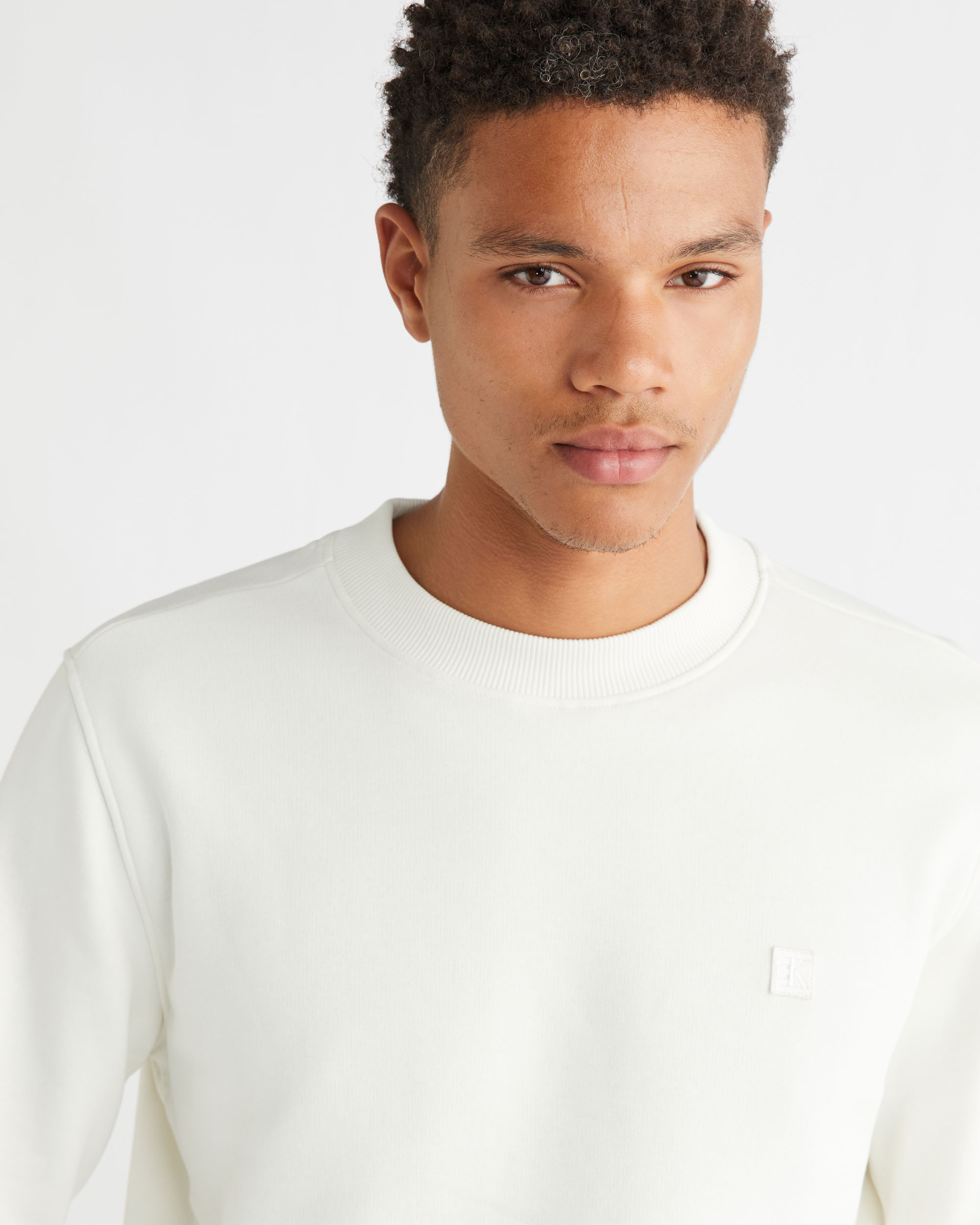 CK Embroidered Badge Sweatshirt | Calvin Klein