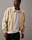 Relaxed Cotton Twill Bomber Jacket