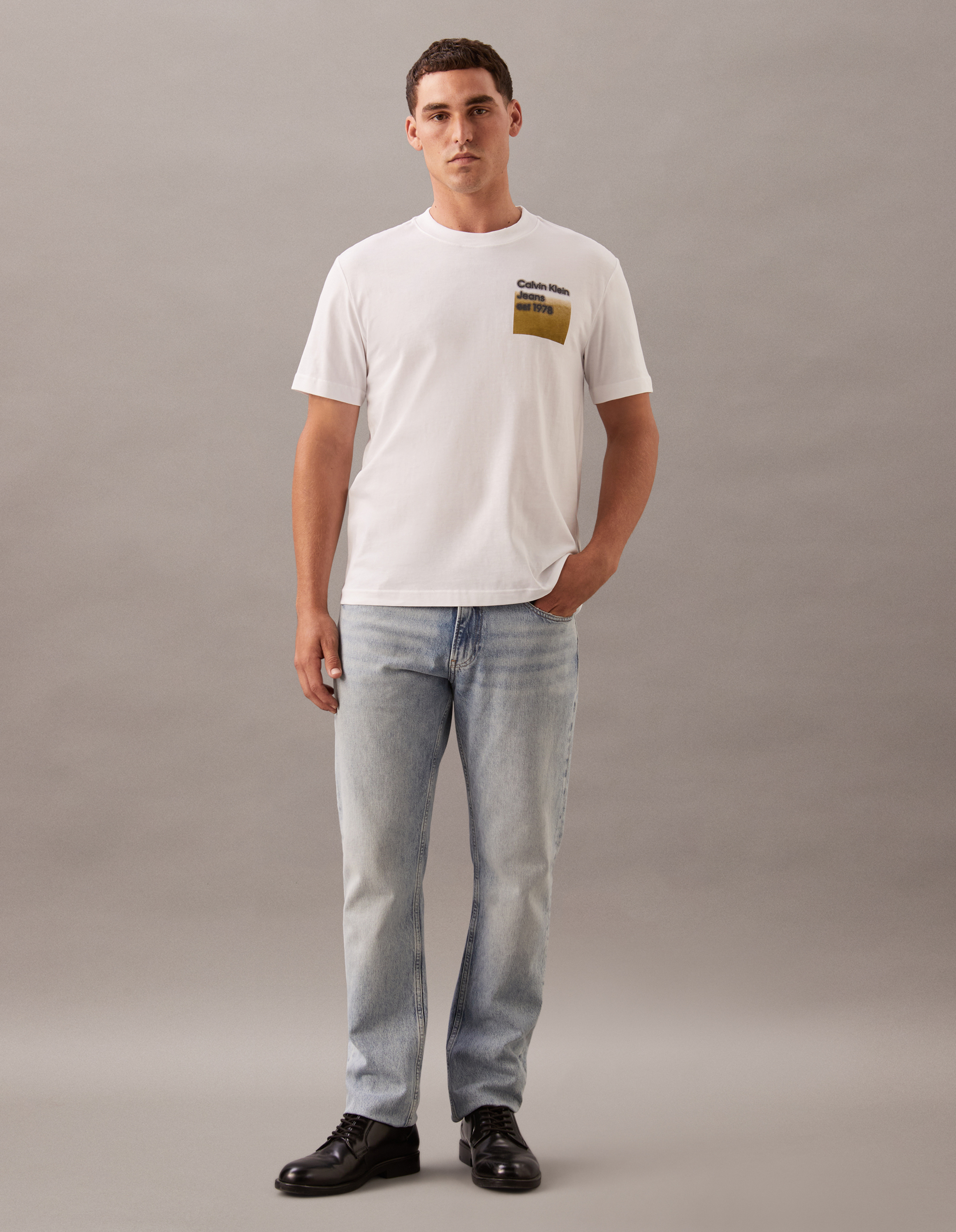 Faded Box Logo T-Shirt | Calvin Klein