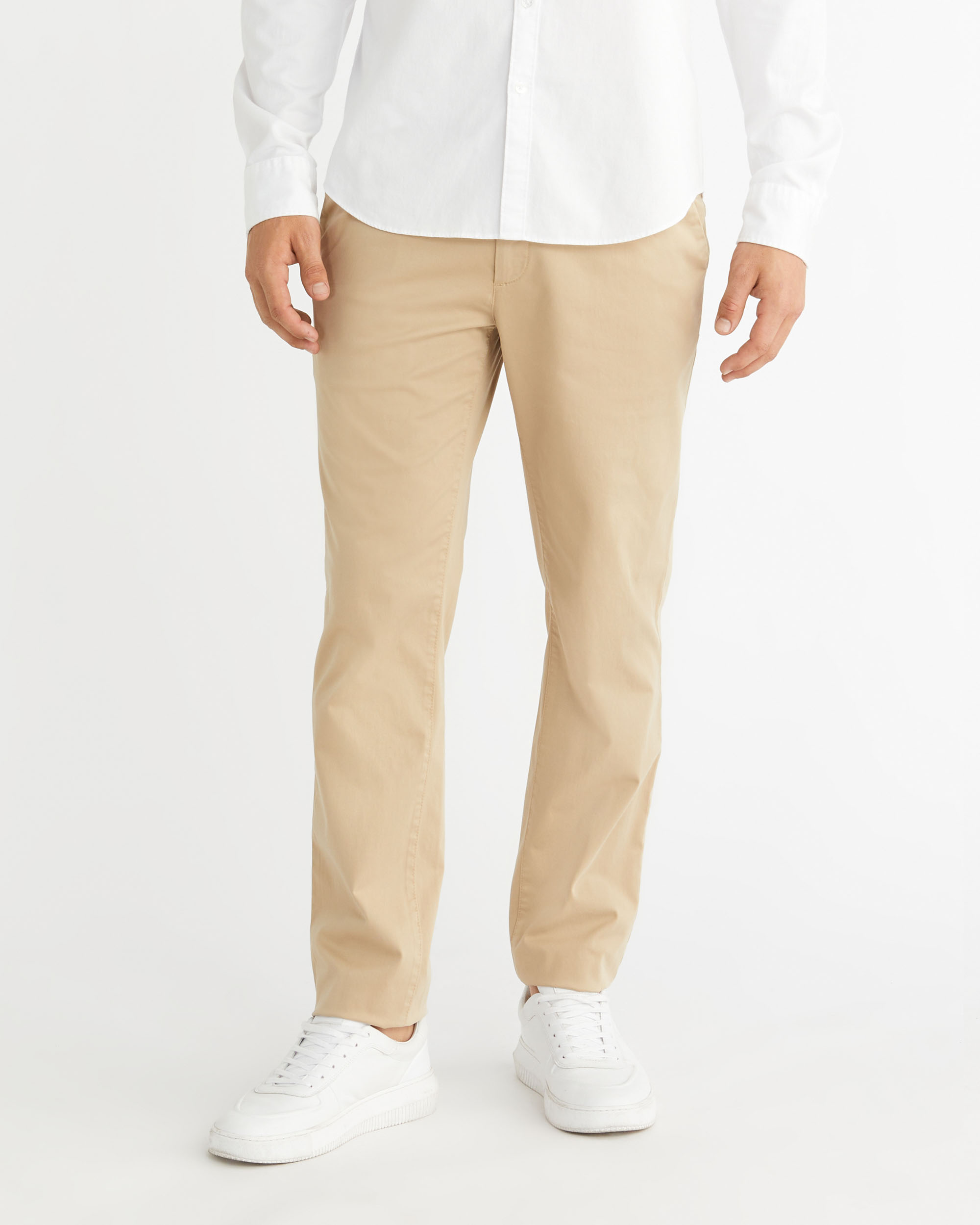 Calvin klein slim fit 4 pocket sateen top pants