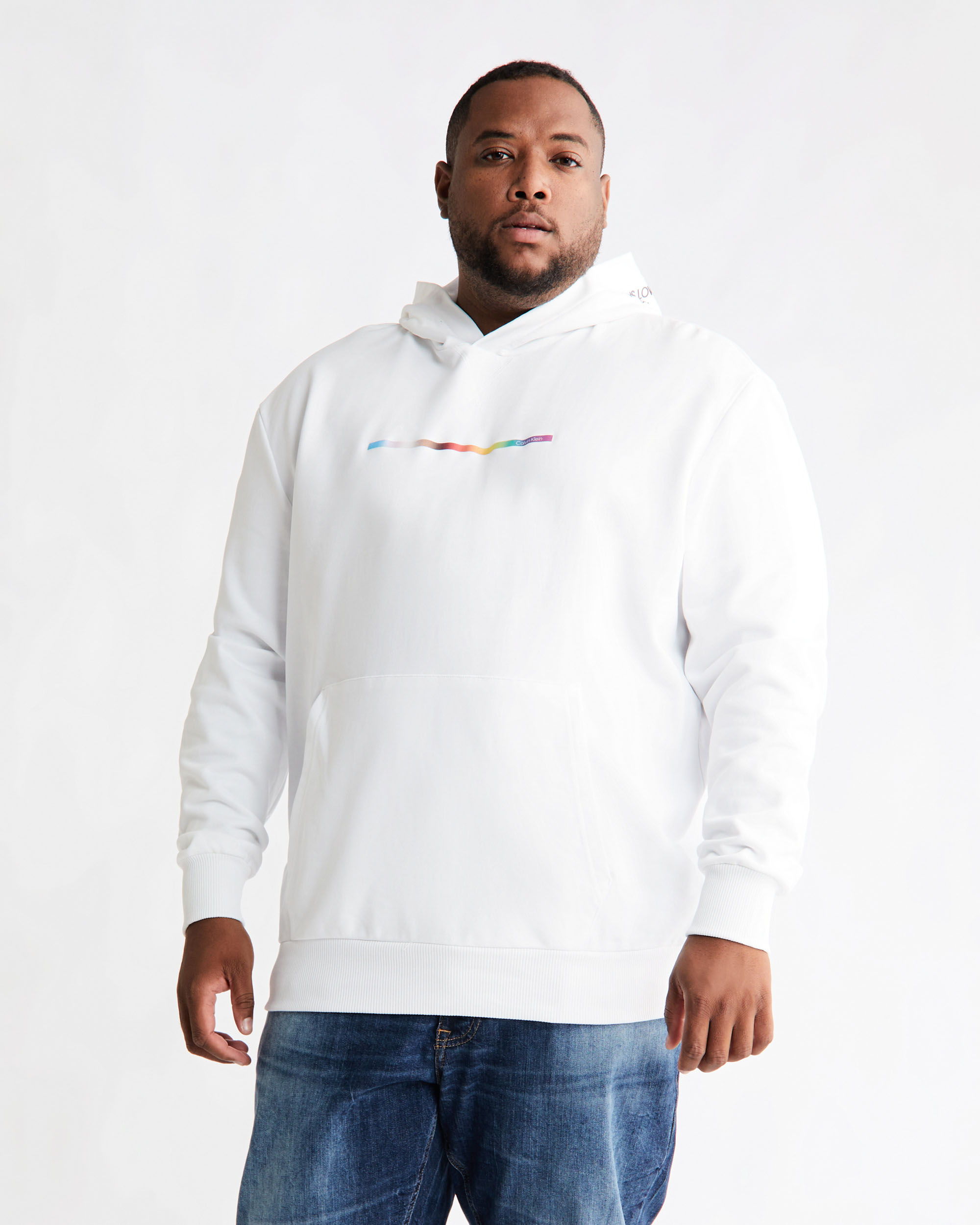 Calvin klein modern cropped 2024 hoodie sweatshirt