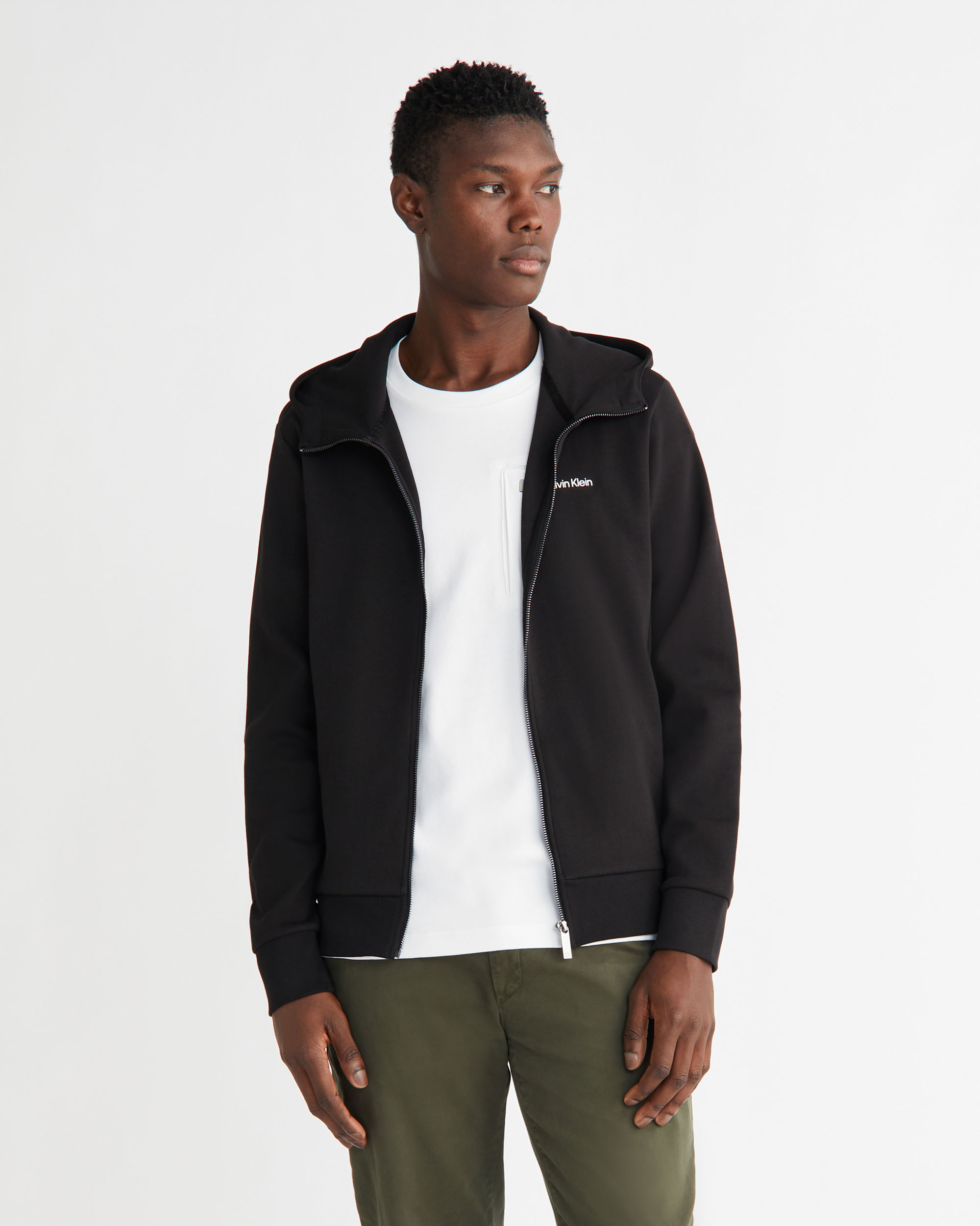 Calvin klein zip up cheap hoodie mens