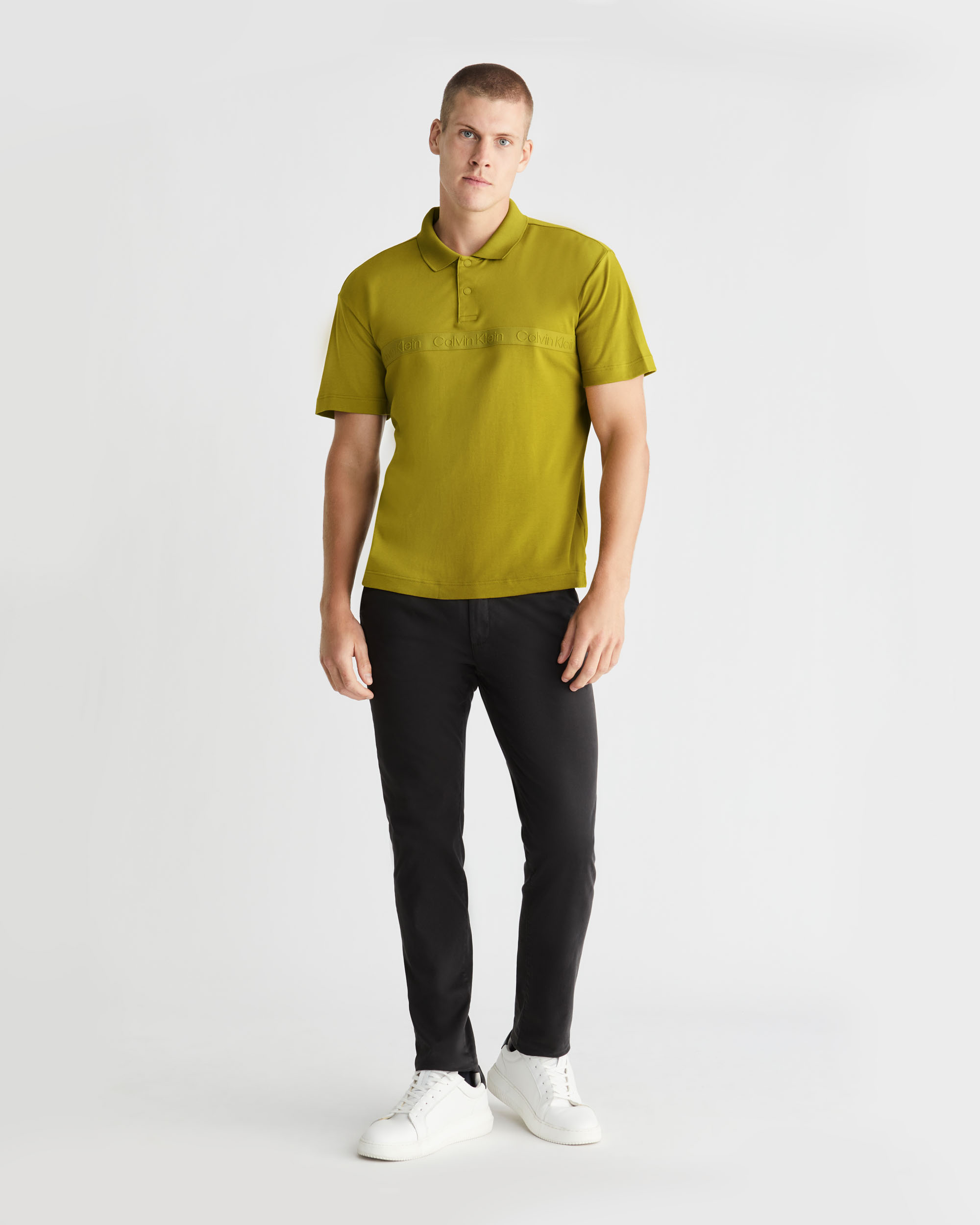 Logo Tape Polo Shirt | Calvin Klein