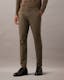 Sateen Stretch Tapered Pants