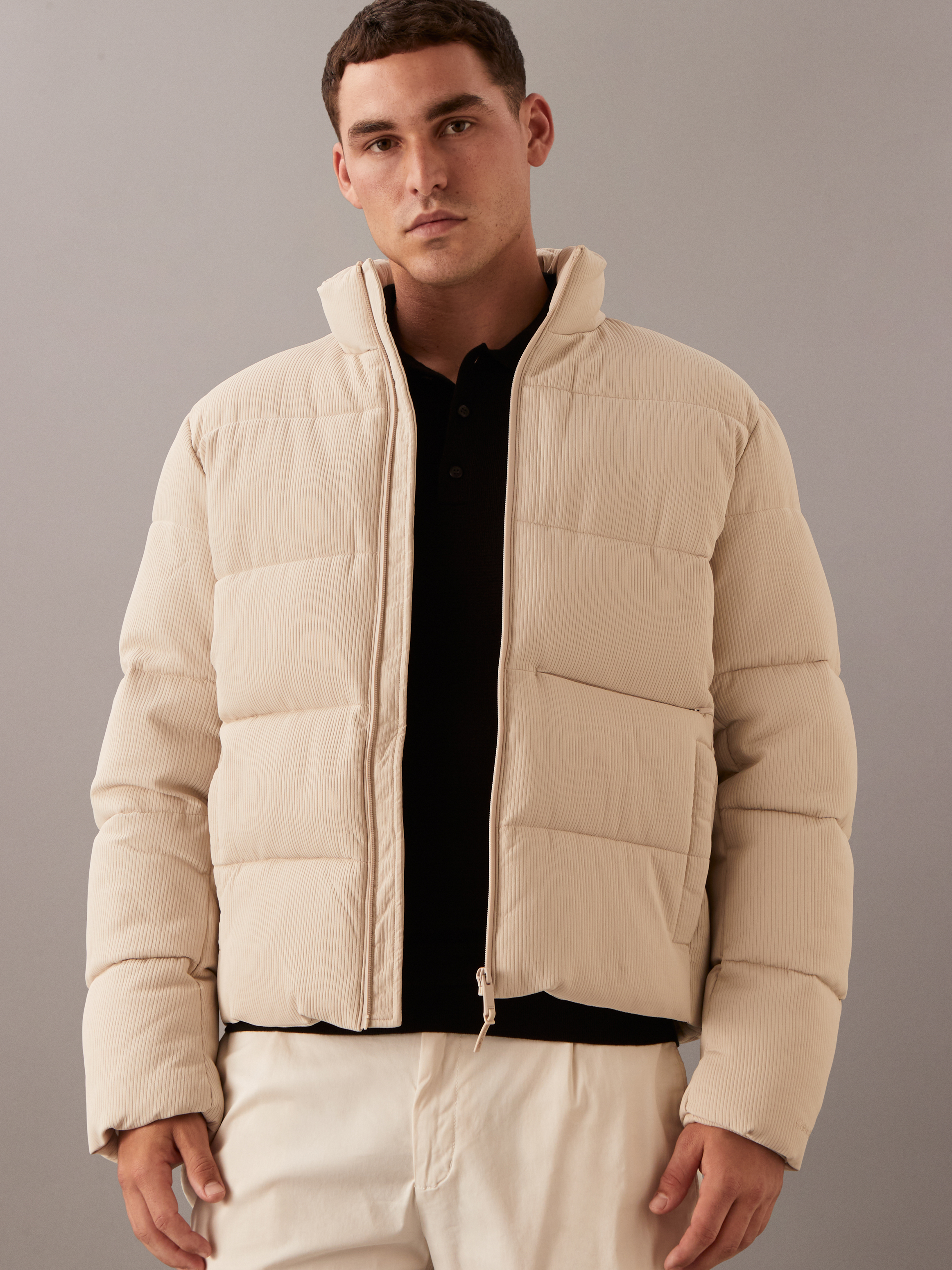 Textured Quilted Puffer Jacket | Calvin Klein