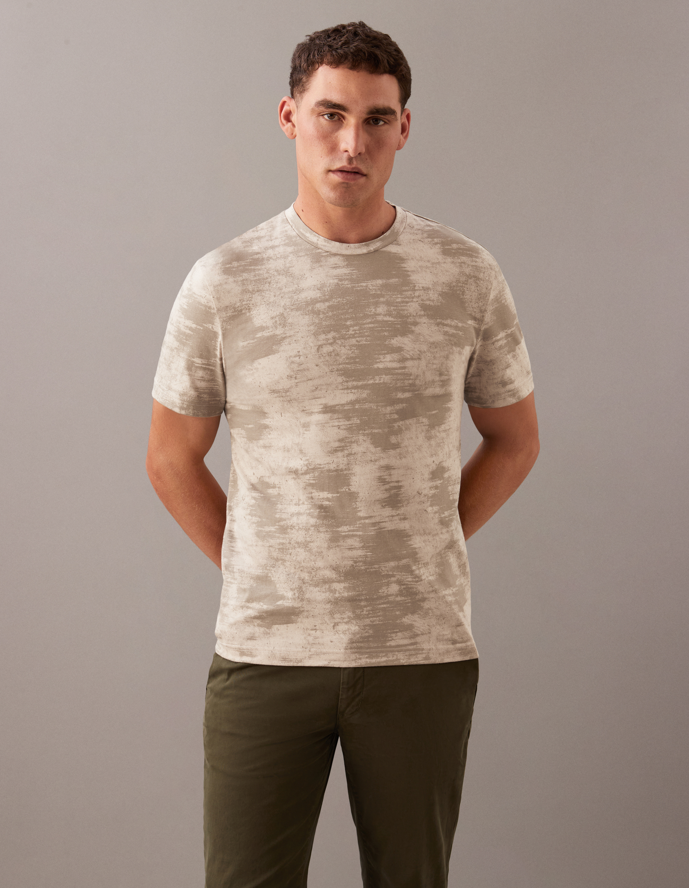 Faded Light Print T-Shirt