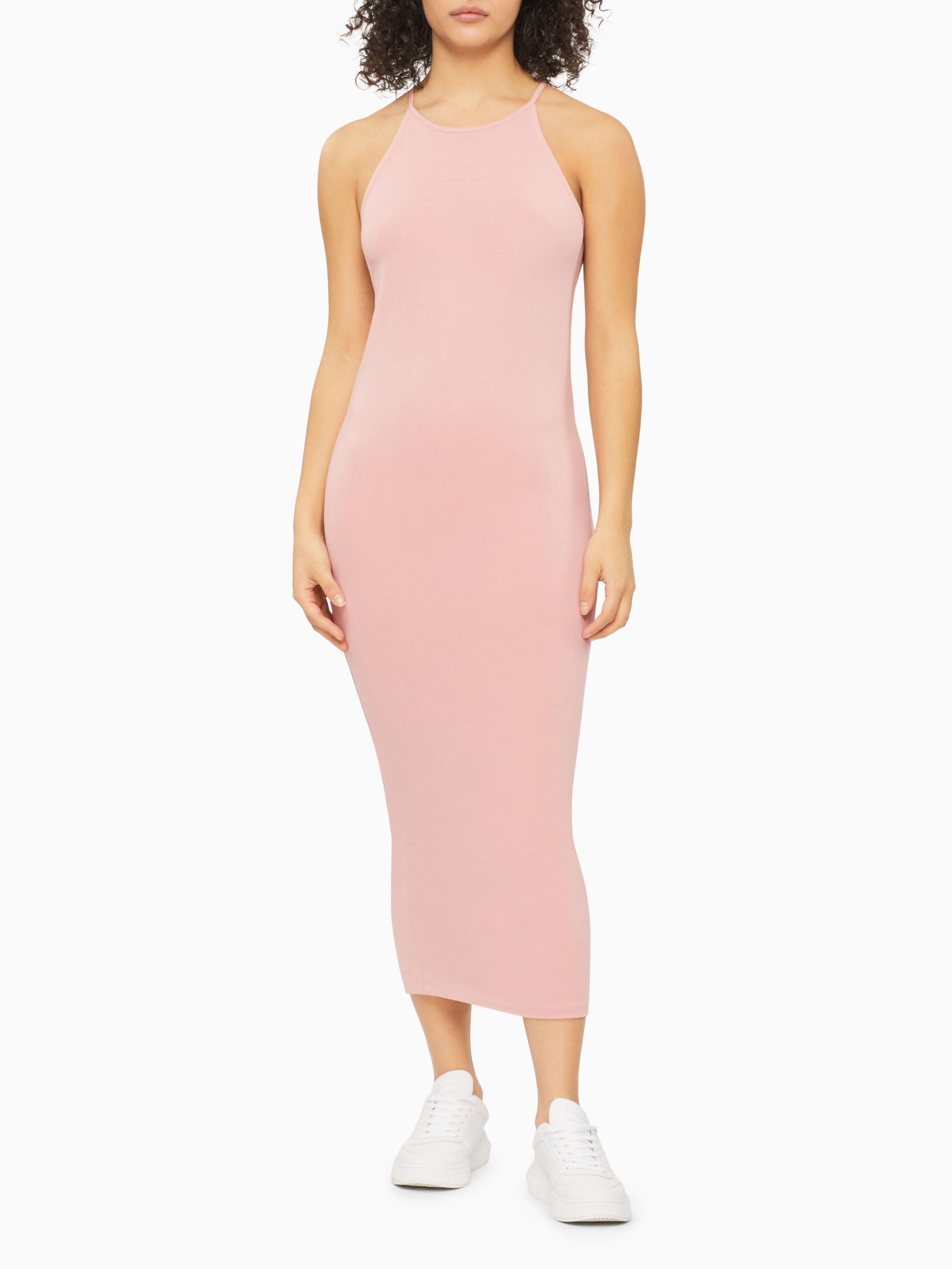 Pride Halter Neck Midi Dress Calvin Klein