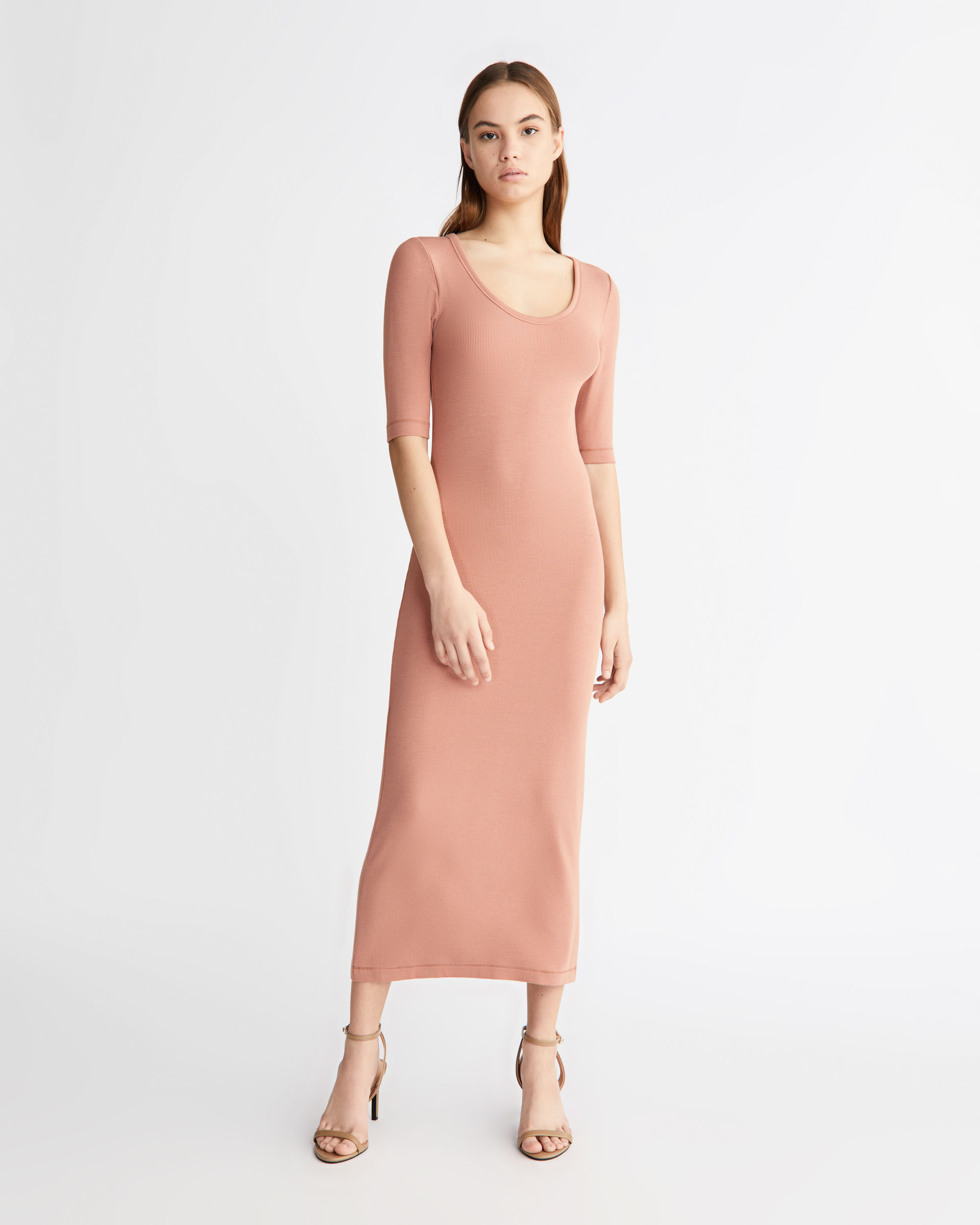 Midi Half Sleeve Dress Calvin Klein