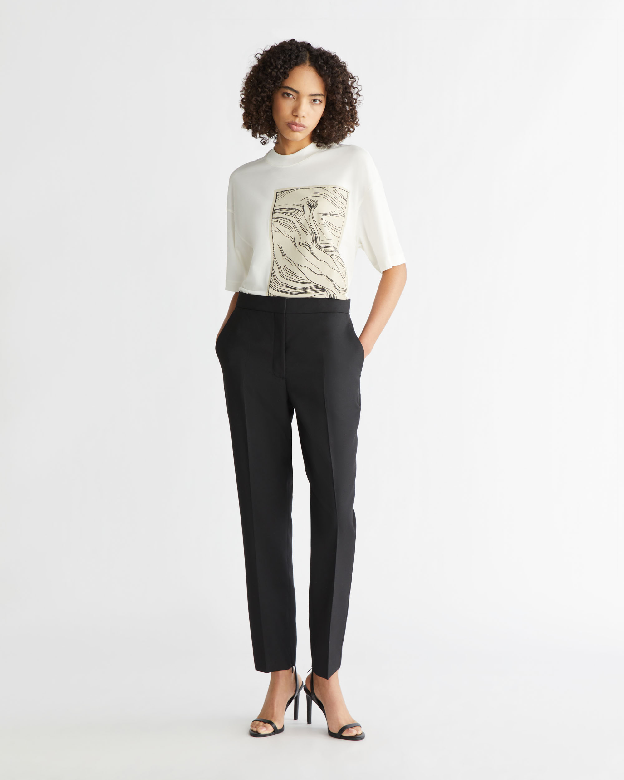 Tapered Ankle Pants