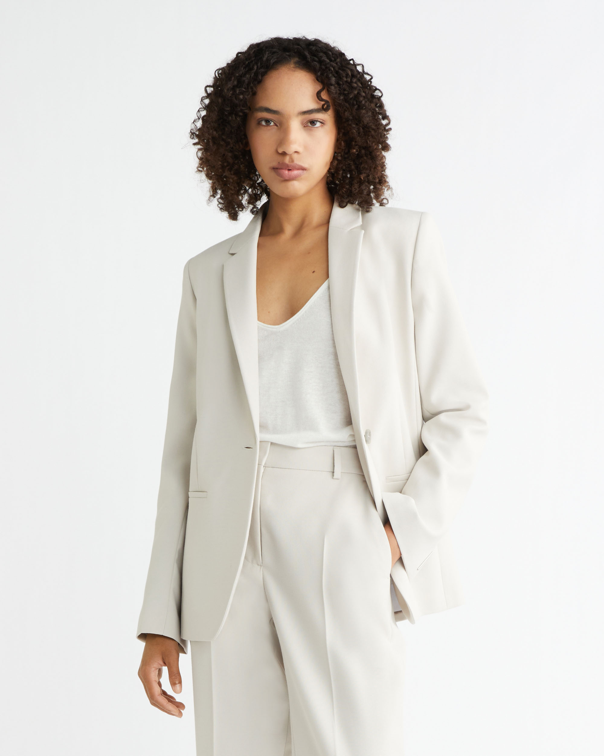 Calvin klein white blazer online