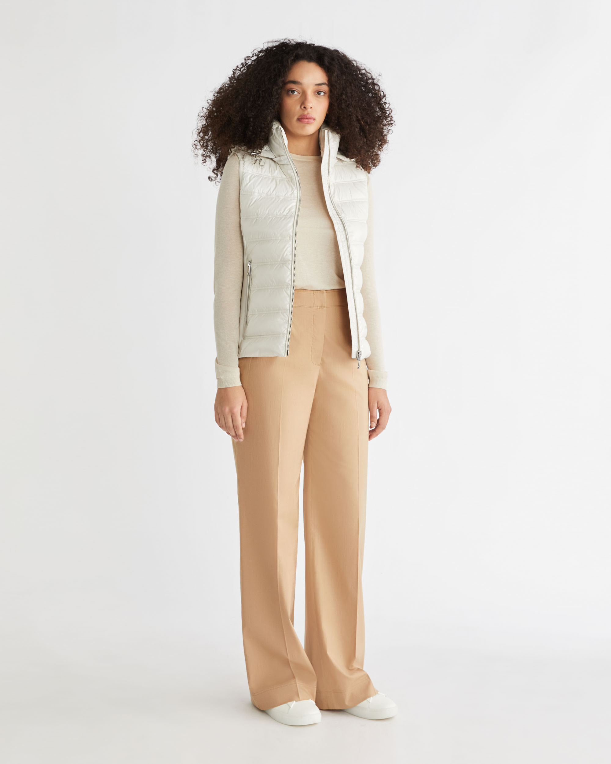 Waisted Lightweight Hooded Vest | Calvin Klein