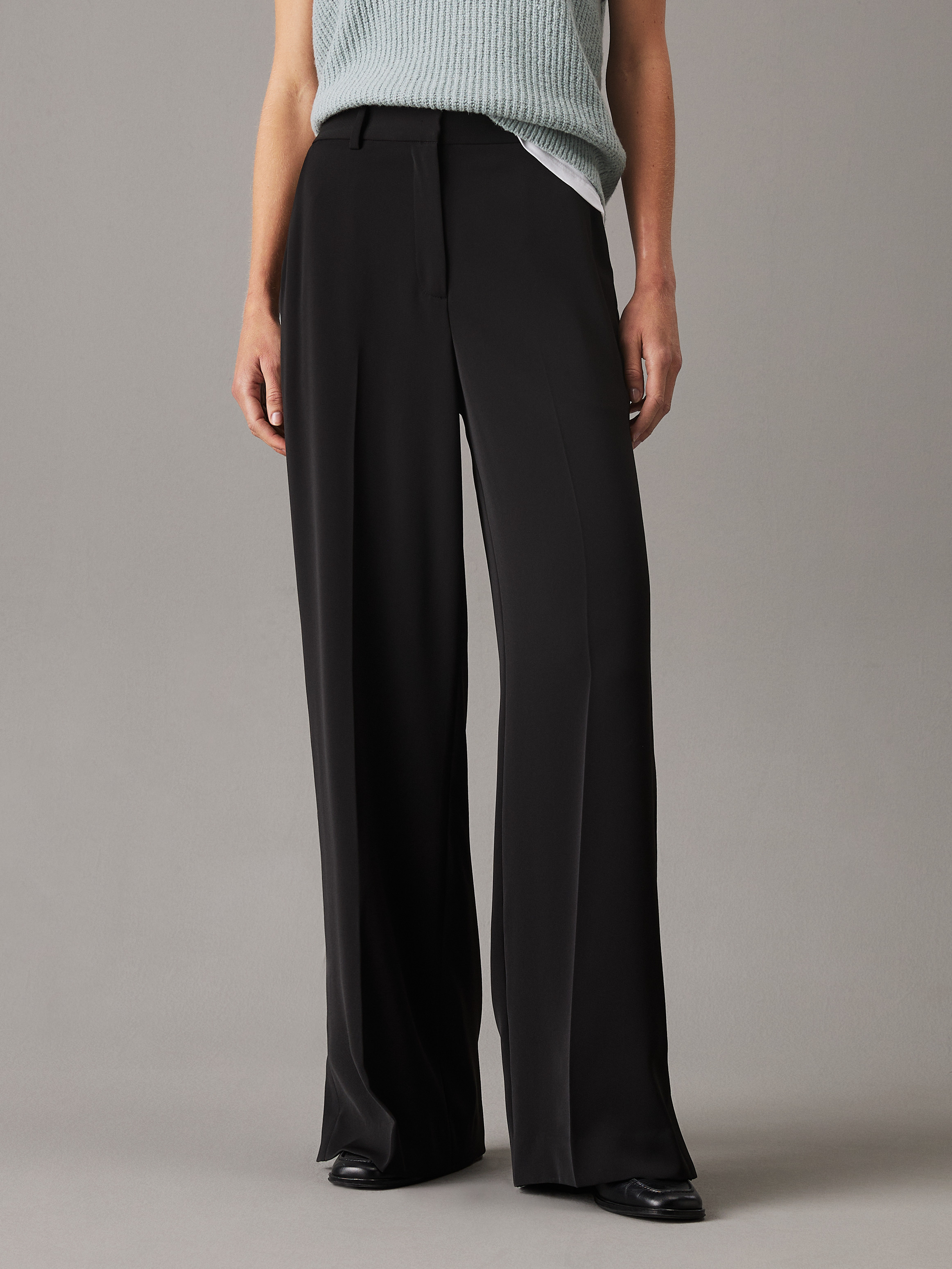 パンツ   PANTS (K20K207876 BEH) Slim Wide Leg Pants | Calvin Klein