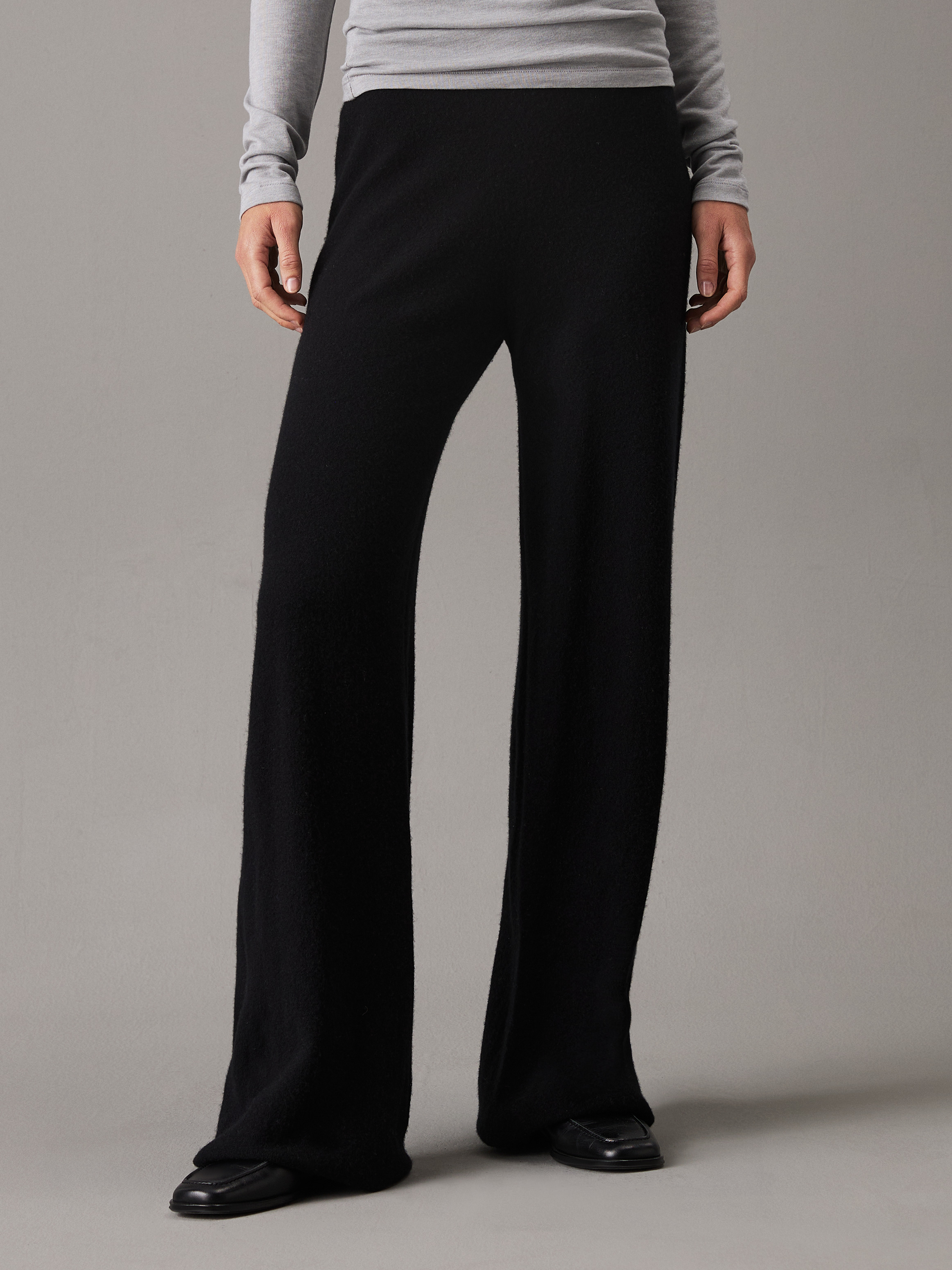 Women's Wool Blend Black Pants | Nordstrom