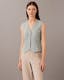 Soft Twill Tailored Vest