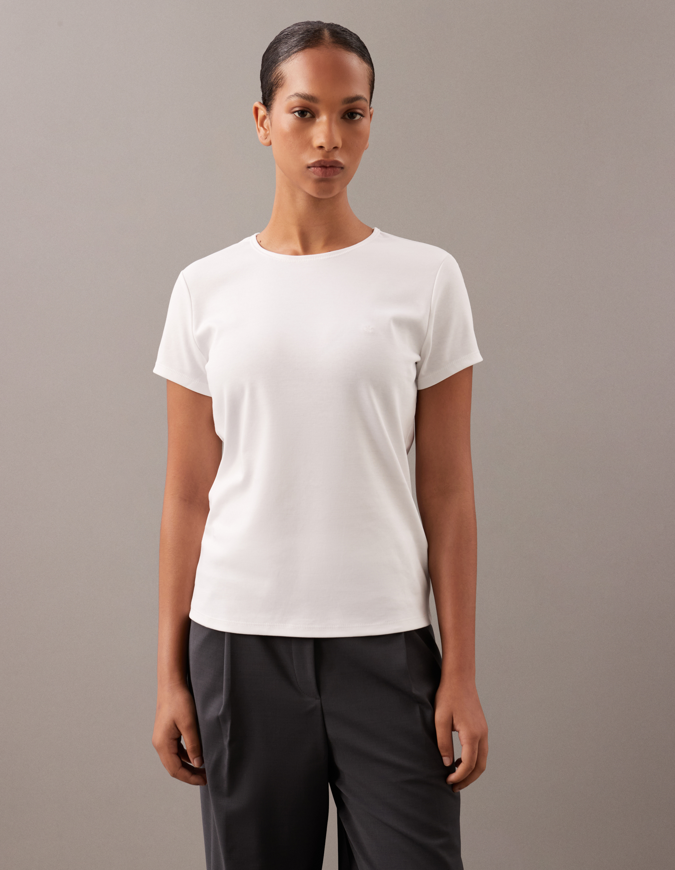 Core Institutional Logo Slim T-Shirt | Calvin Klein