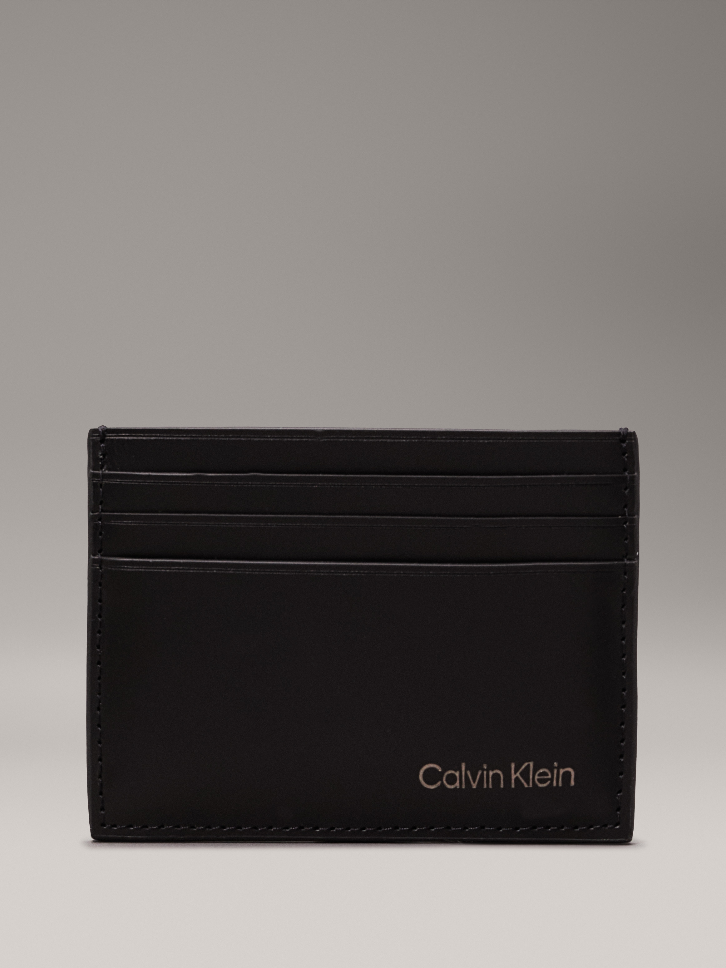 カードケース・名刺入れ   CKJ Monogram Soft Leather Card Wallet 5MM182 関税込☆Calvin Klein☆CKJ Monogram Soft Leather Card Holder