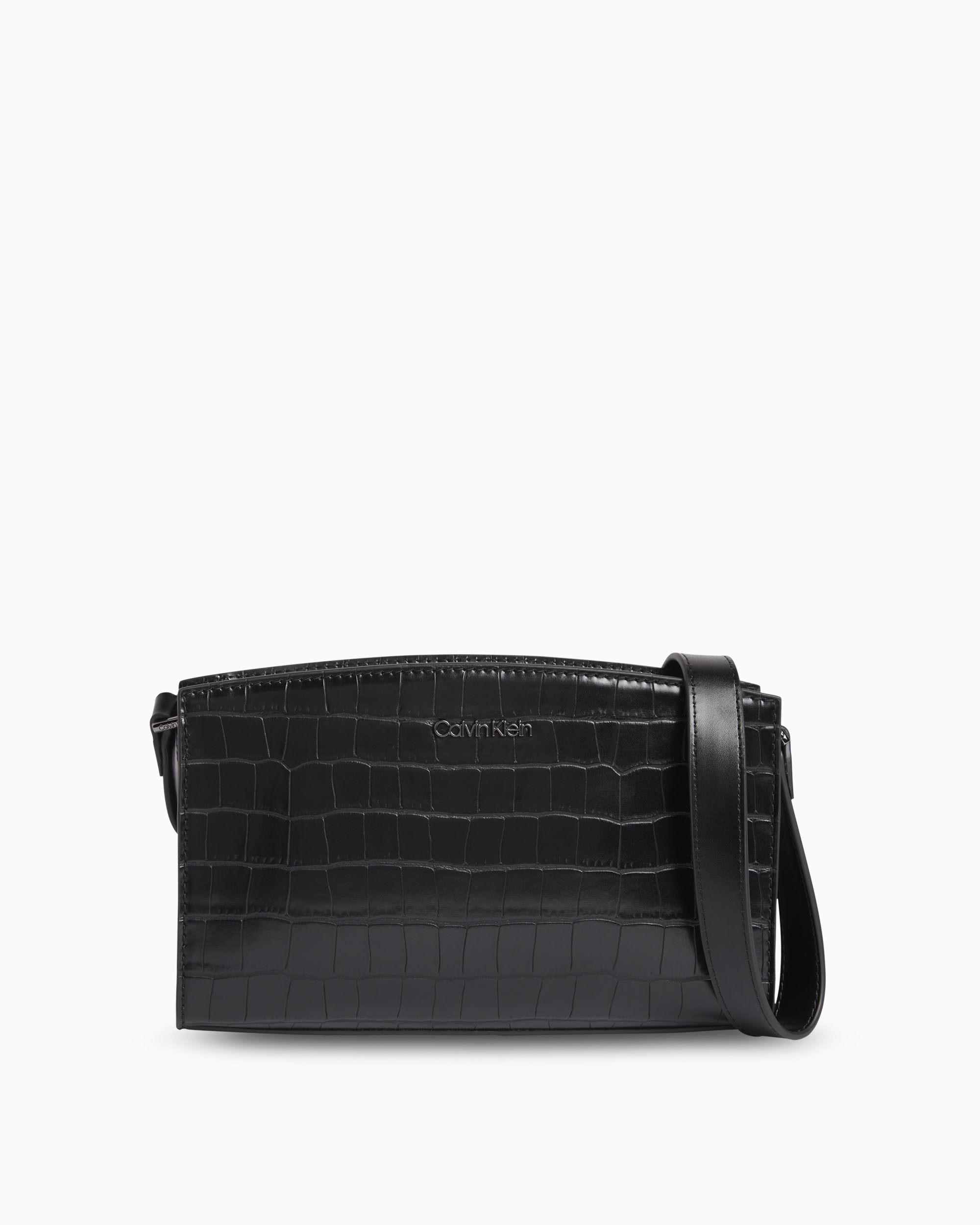 Faux Crocodile Leather Crossbody Bag Bags Calvin Klein