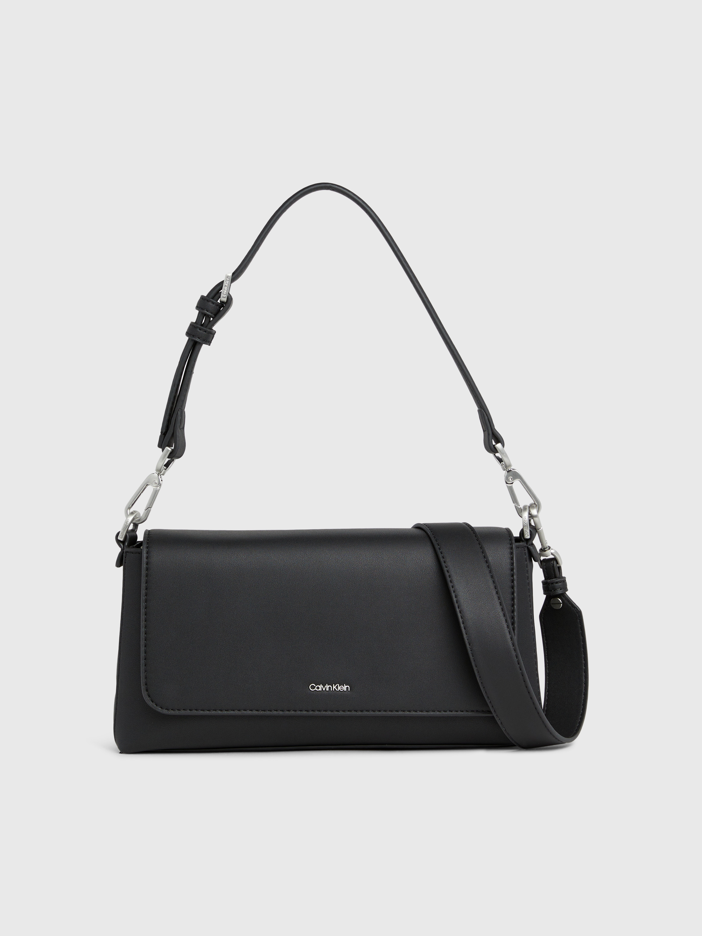 Faux Leather Shoulder Bag Calvin Klein