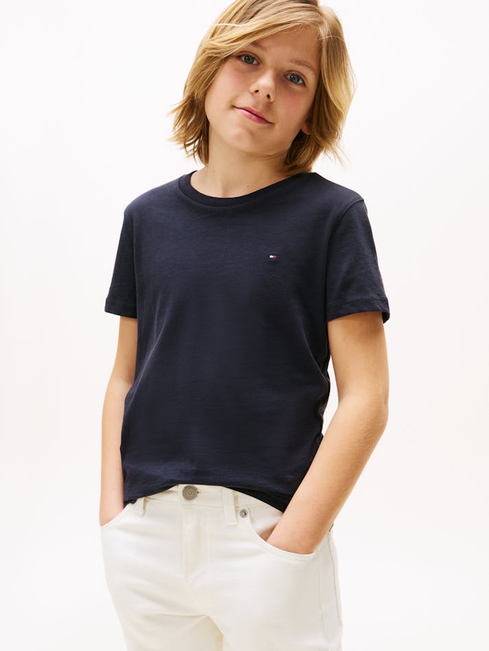 Boys 3-7 Basic Crew Knit T-Shirt T-Shirts Tommy Hilfiger