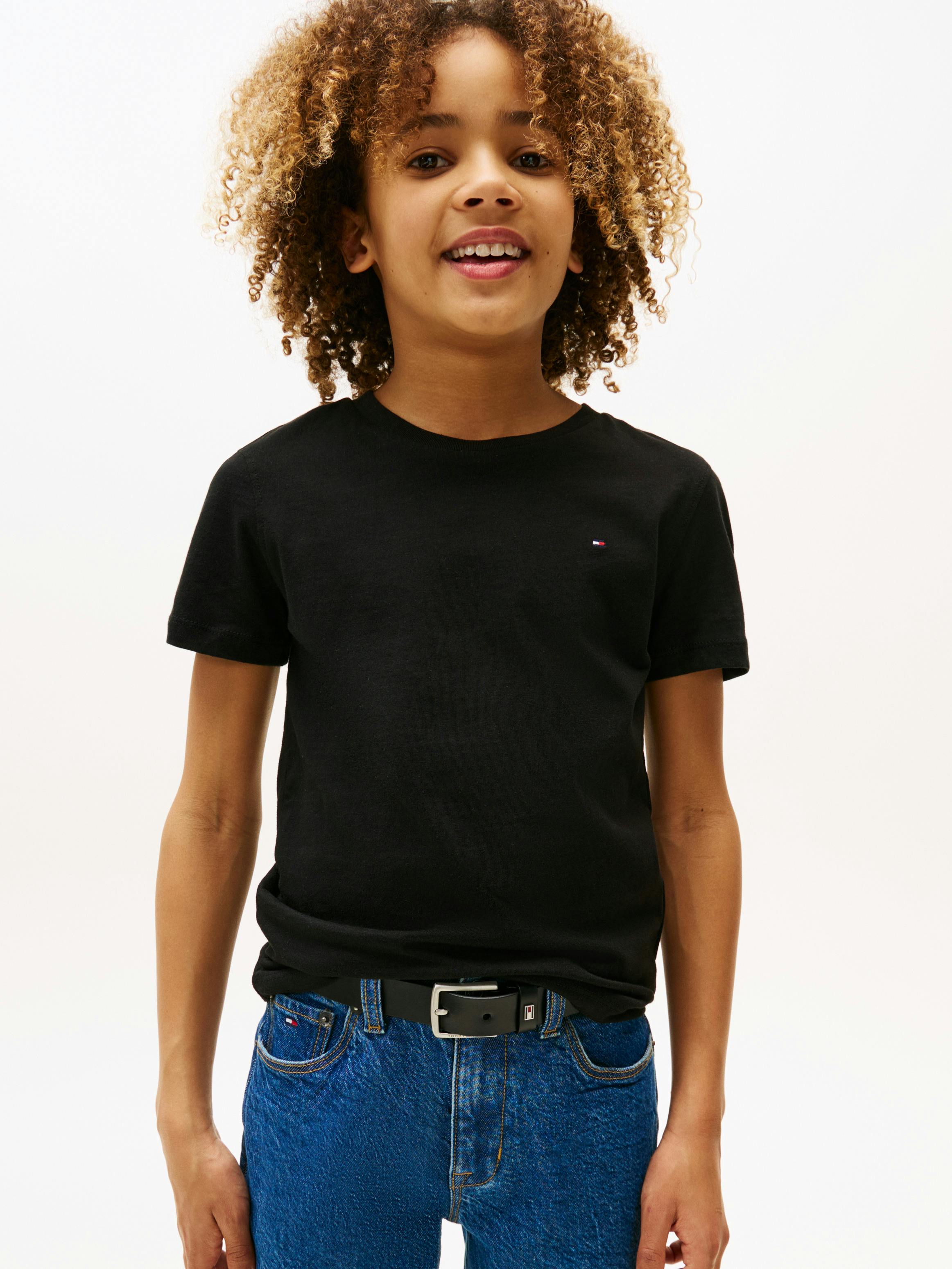 Boys 8-16 Boys Basic Crew Neck Knit | T-Shirts | Tommy Hilfiger