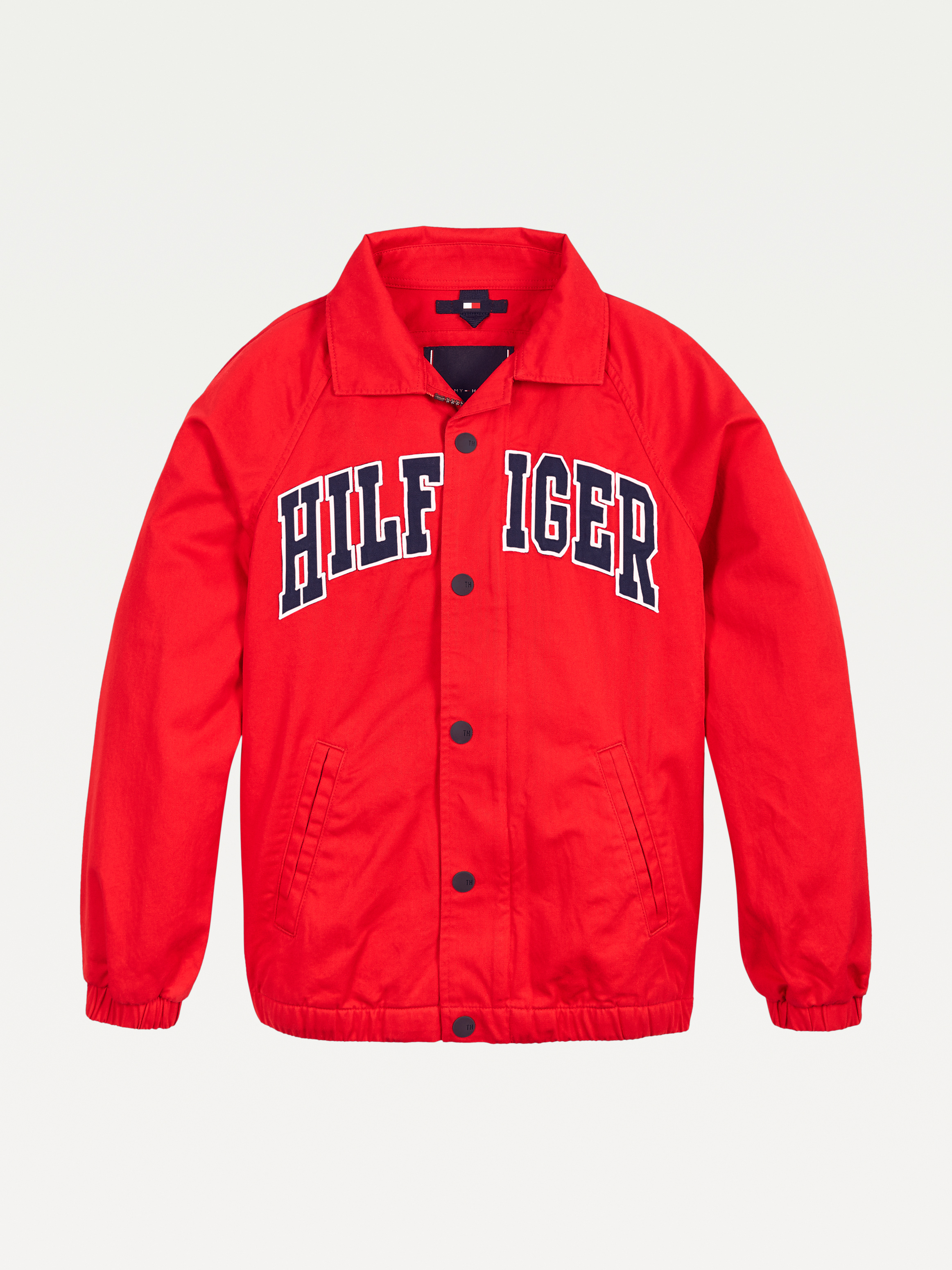Boys 8-16 Cotton Logo Shacket | Jackets | Tommy Hilfiger