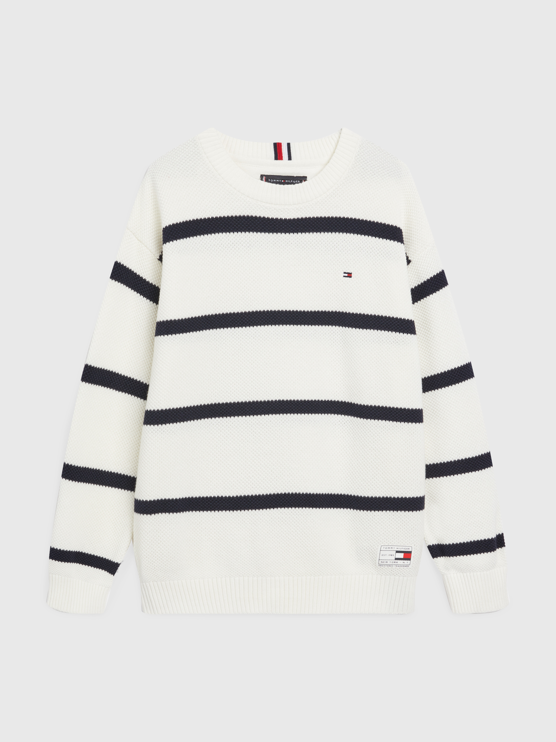 Rugby Stripe Organic Cotton Jumper Sweatshirts & Hoodies Tommy Hilfiger