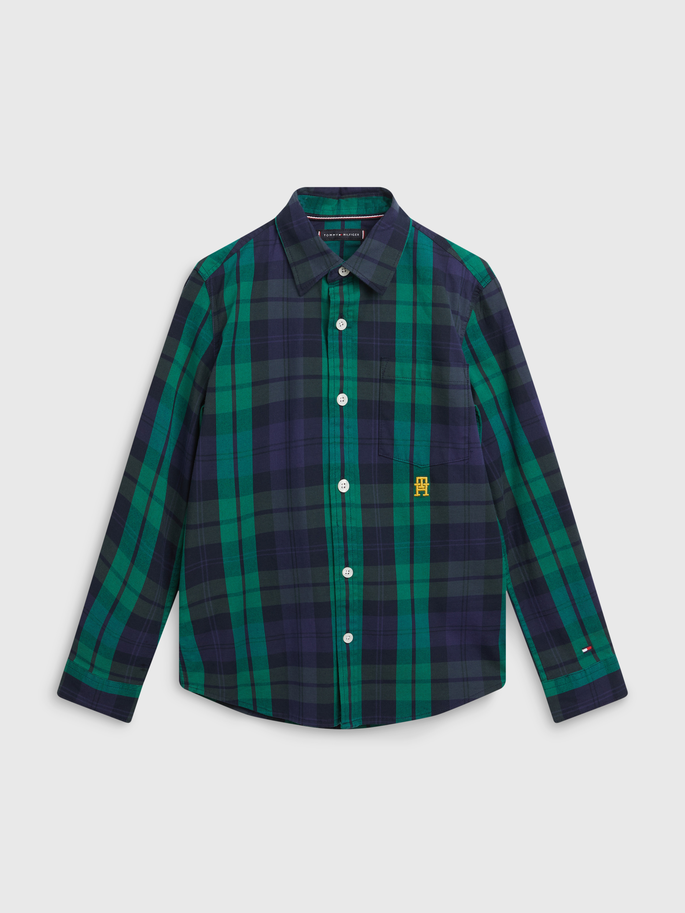 Boys 8-16 Black Watch Tartan Check Shirt | Shirts | Tommy Kids