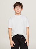 Boys 8-16 Flag Embroidery Crew Neck T-Shirt