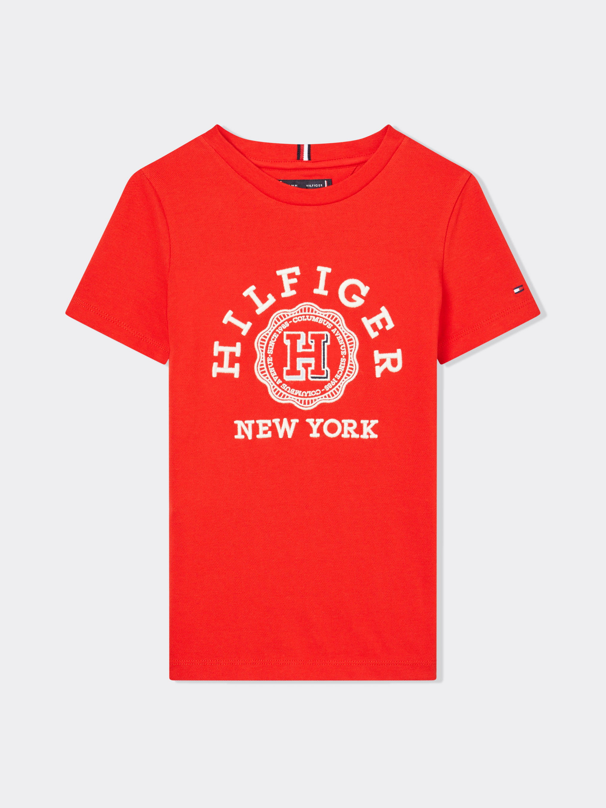 Boys 8-16 Hilfiger Monotype Archive Crest Logo Embroidery T